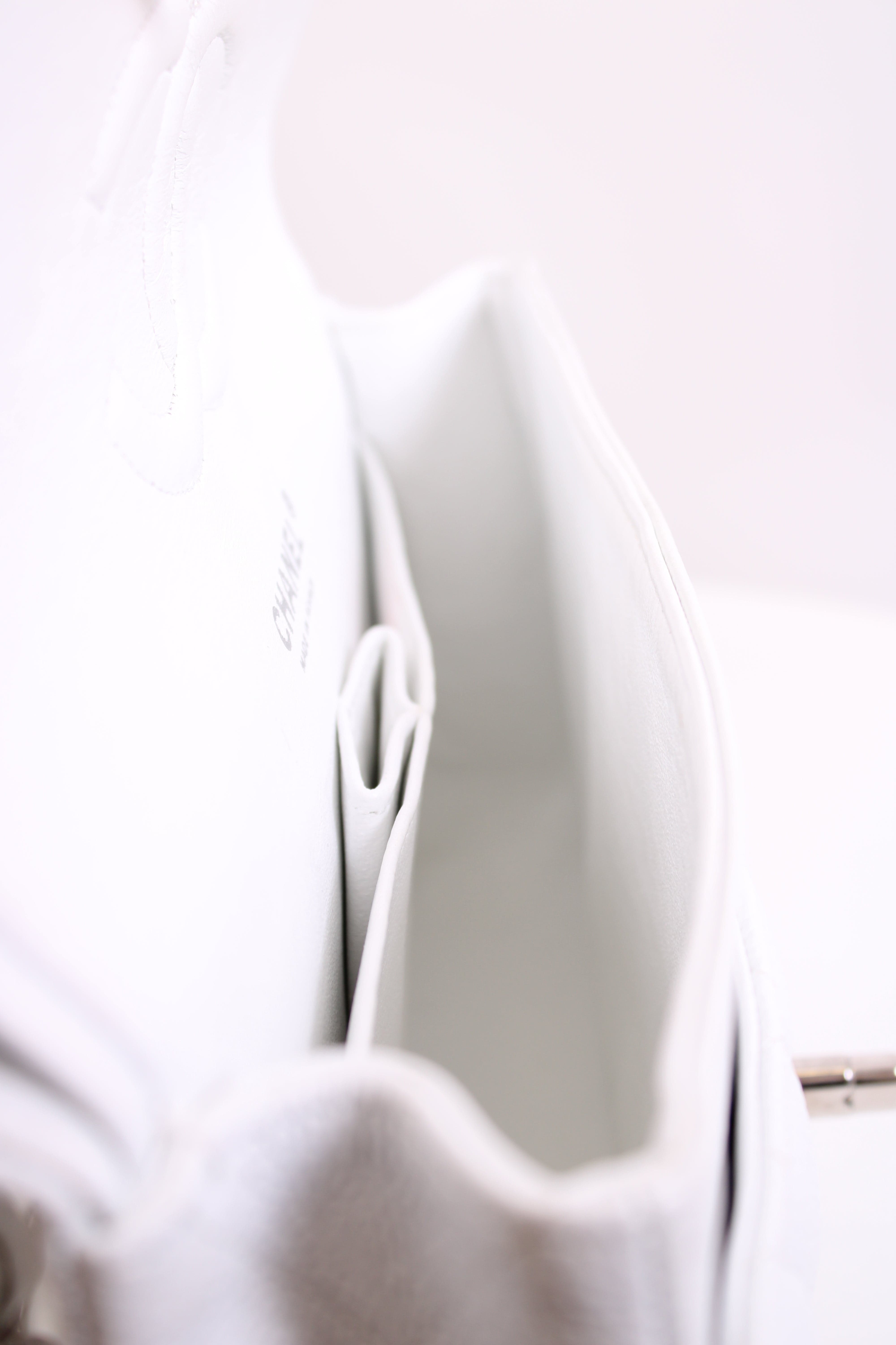 Chanel White Chanel Classic Flap