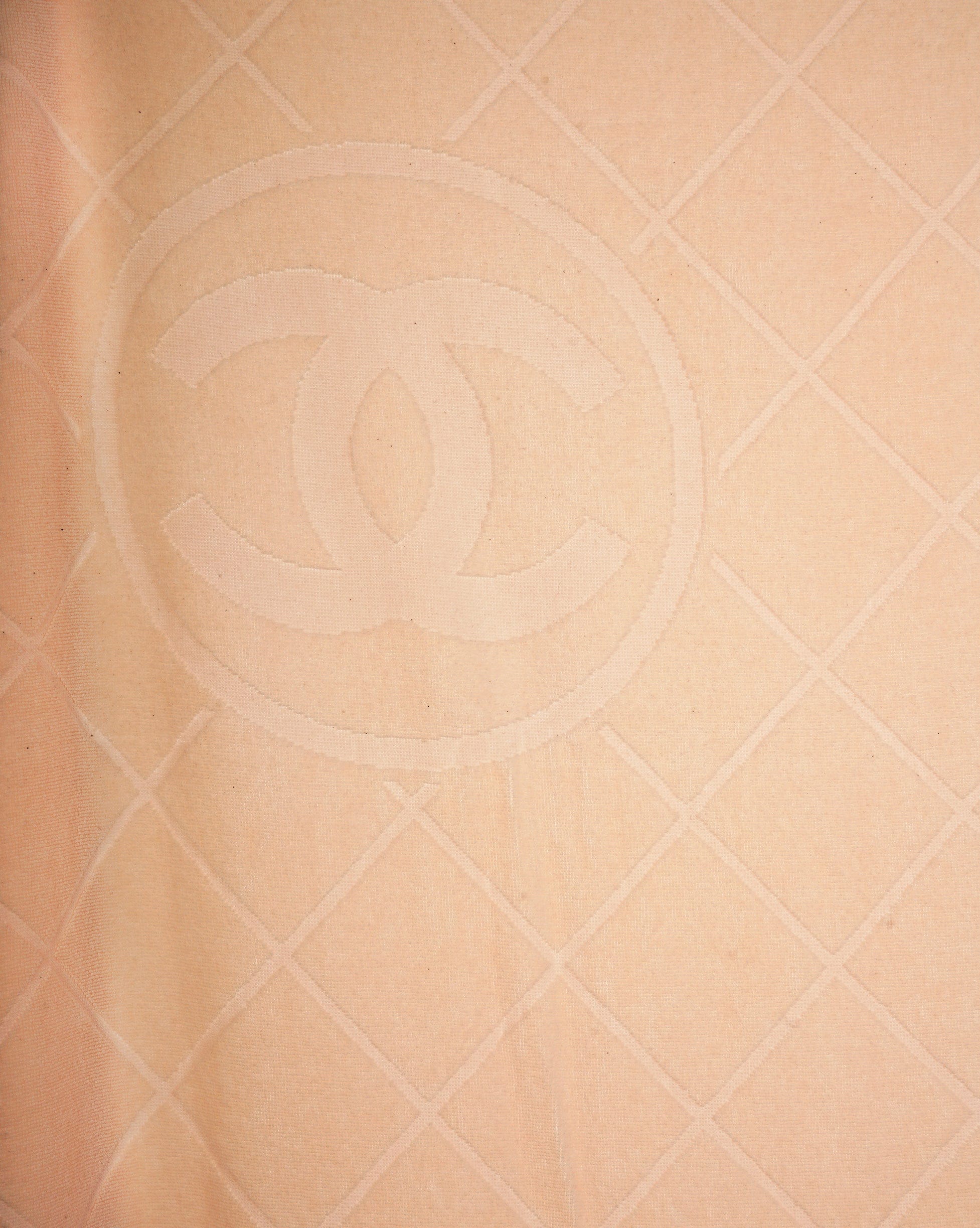 Chanel Chanel Salmon Terrycloth Beach Towel AKL0036