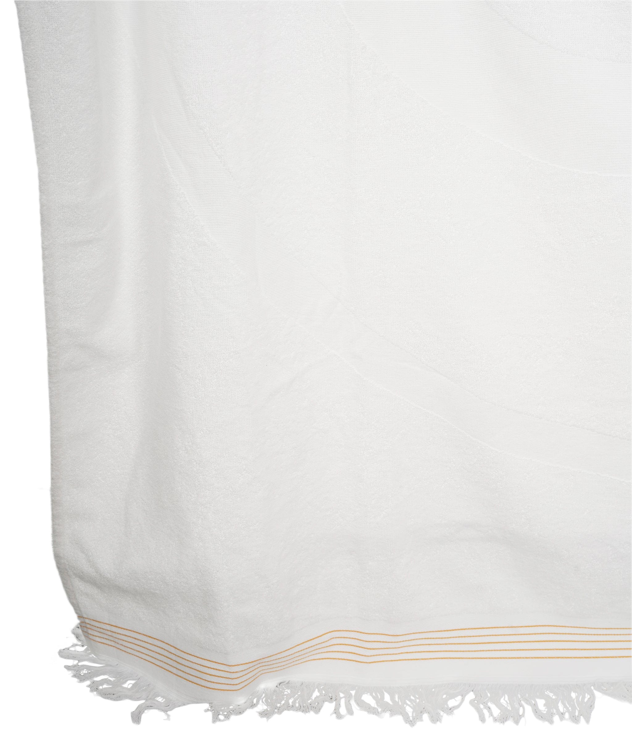 Chanel Chanel White Striped Edge Beach Towel AKL0038