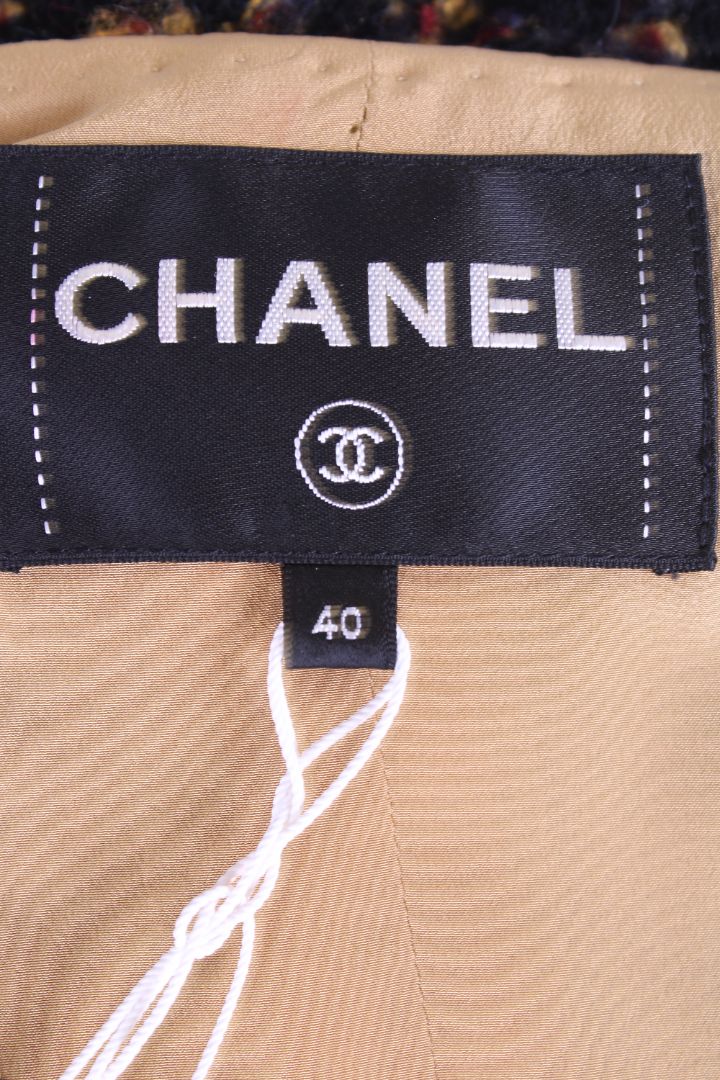 Chanel Chanel Jacket Black Embellished 40