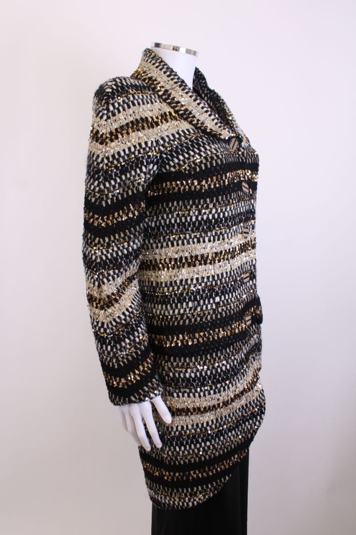 Chanel Chanel Runway Tweed Jacket Black 38