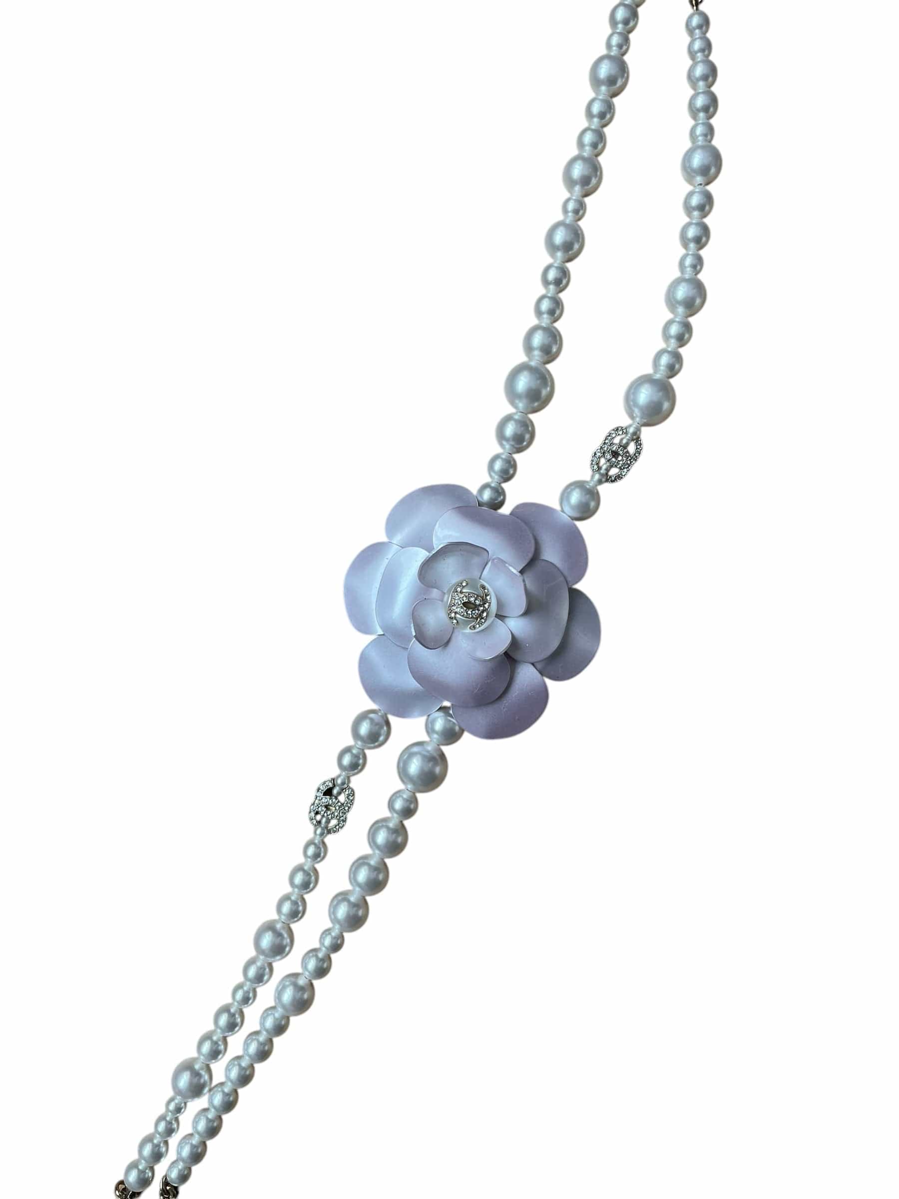 Chanel Chanel Camelia Pearl Choker DXBK0313