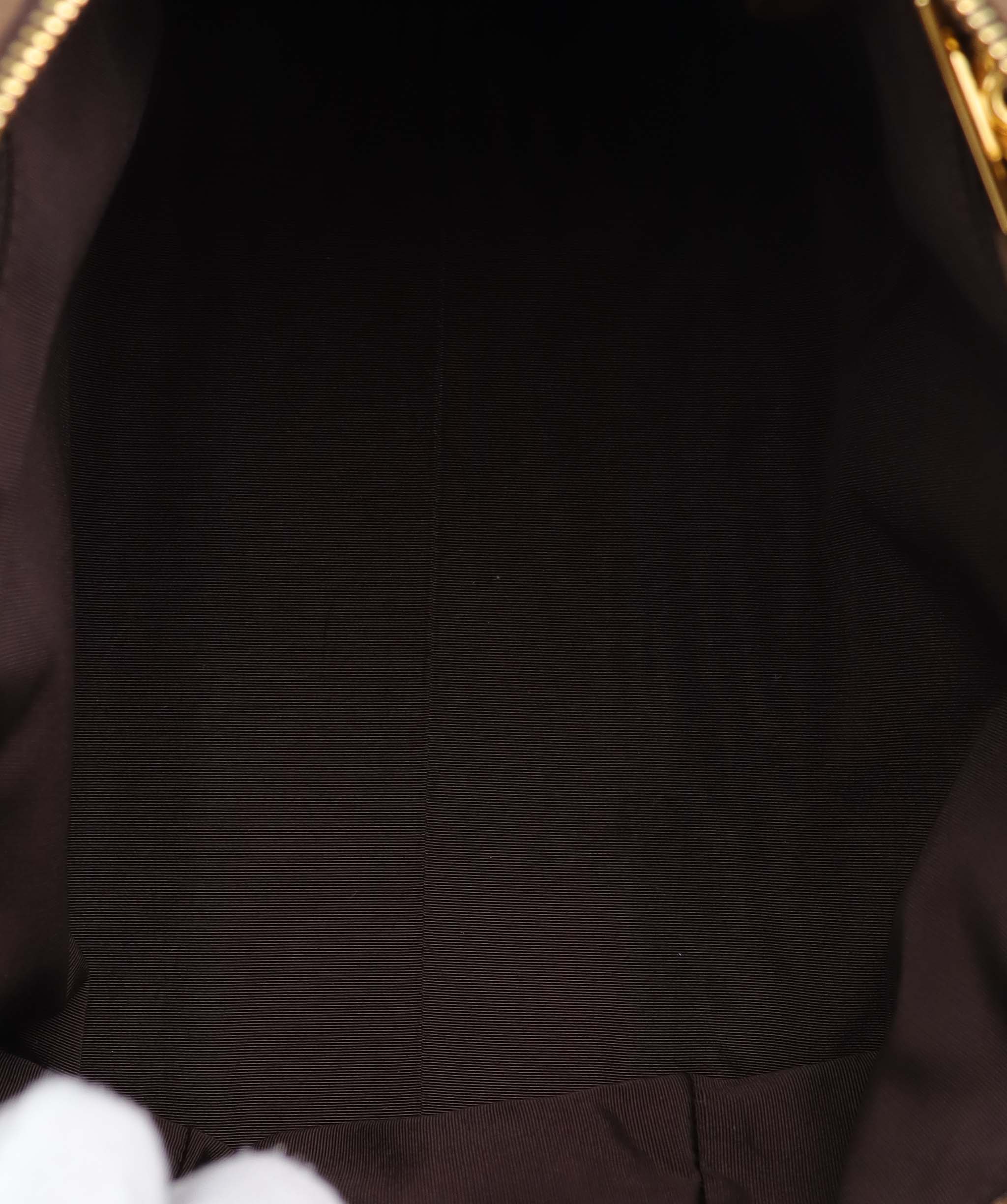 Chanel Chanel CC Chain Shoulder Suede Bag Large Brown DXBS6054