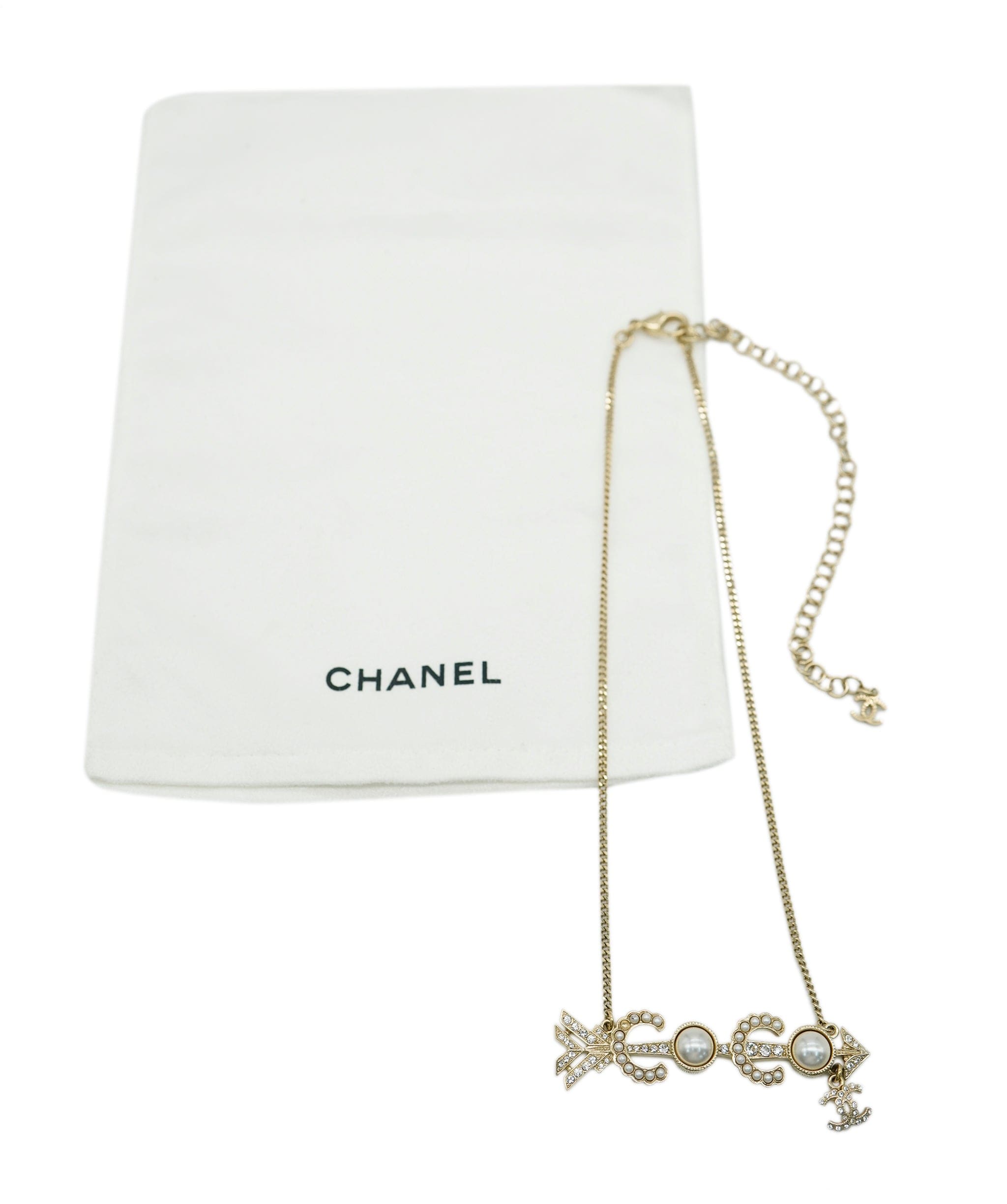 Chanel Chanel COCO Arrow Necklace ABL0041