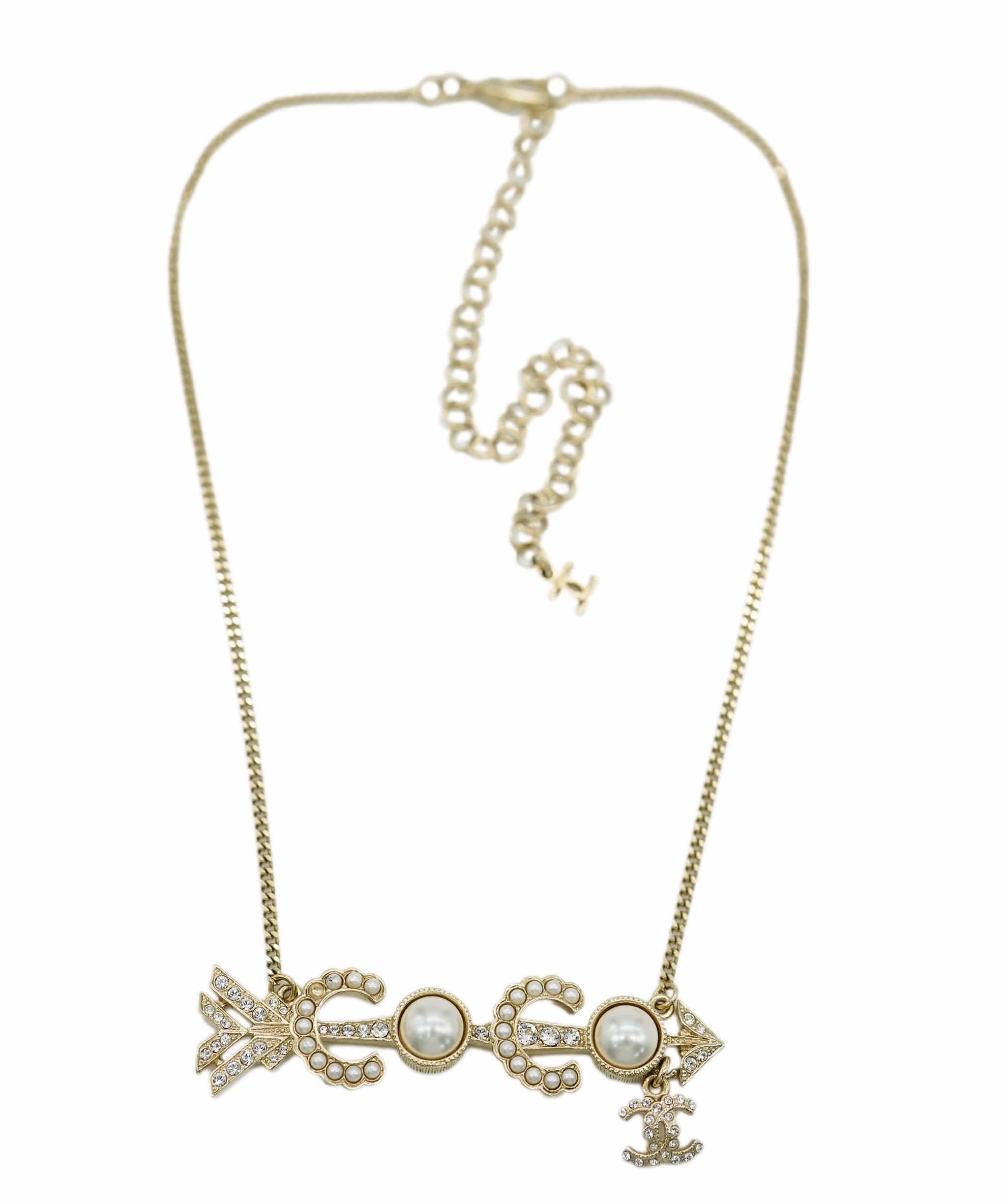 Chanel Chanel COCO Arrow Necklace ABL0041