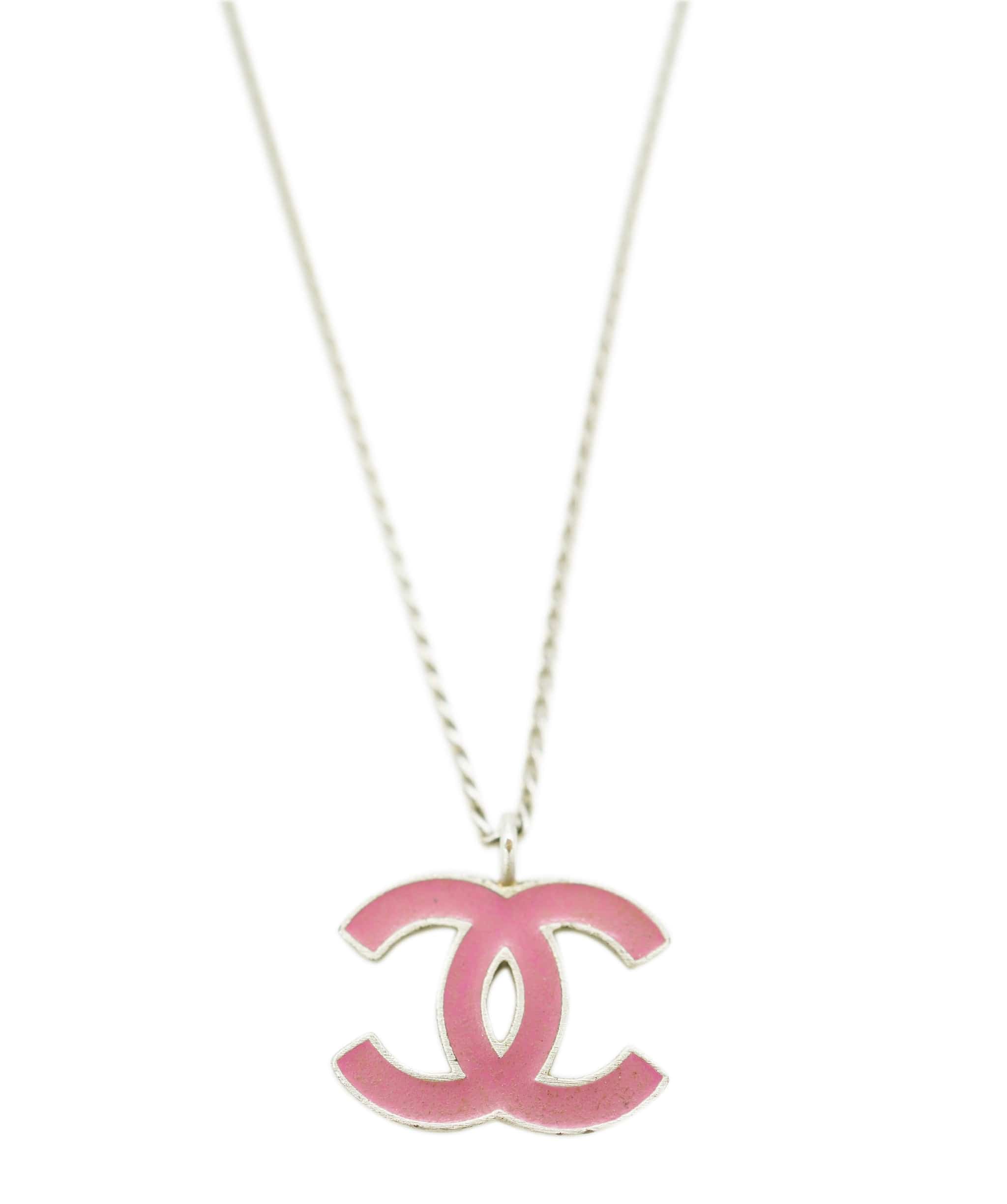 Chanel CHANEL Cocomark Necklace Pink 04P DBXS2179