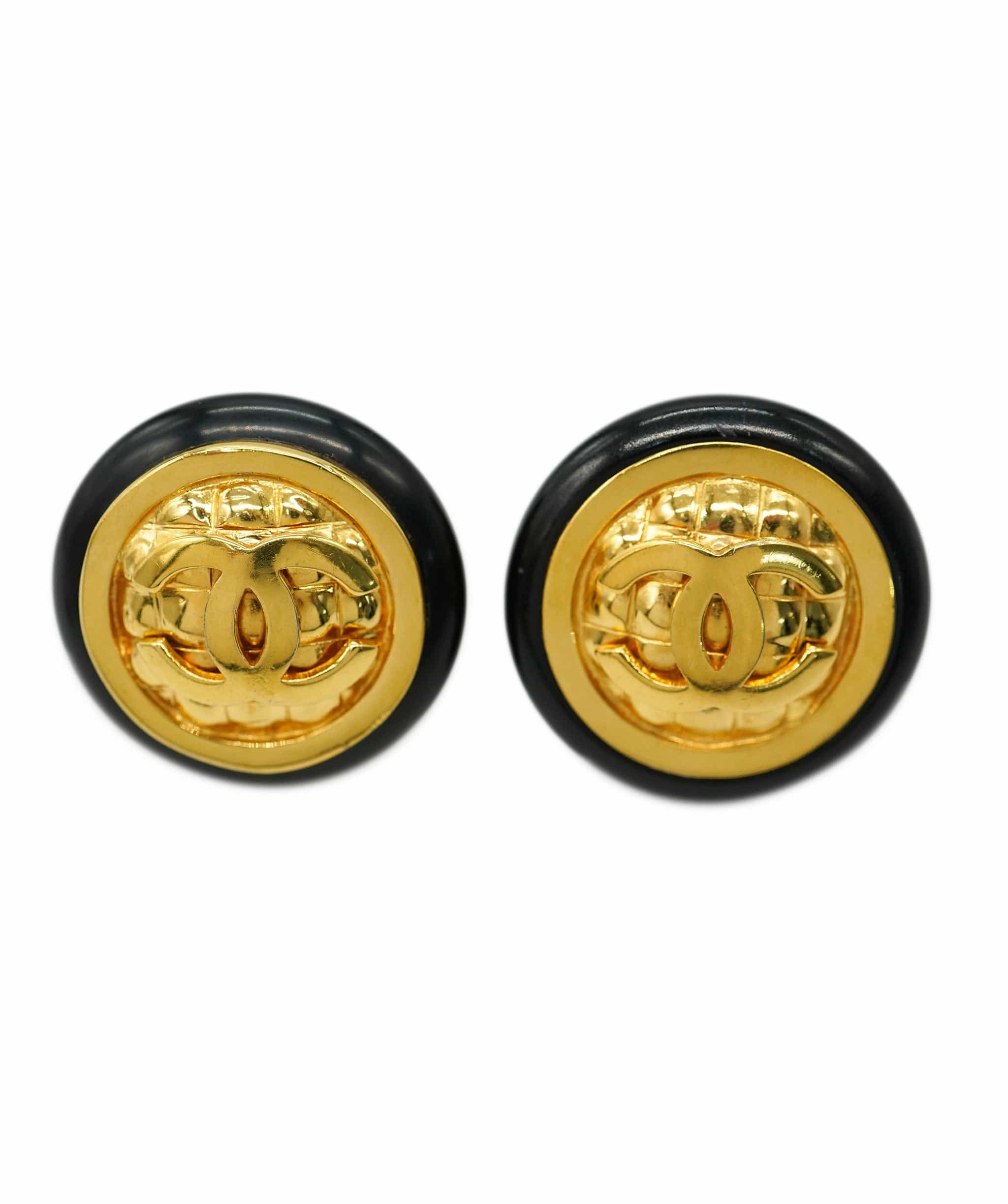 Chanel CHANEL Cocomark Round Earrings DBXS3558