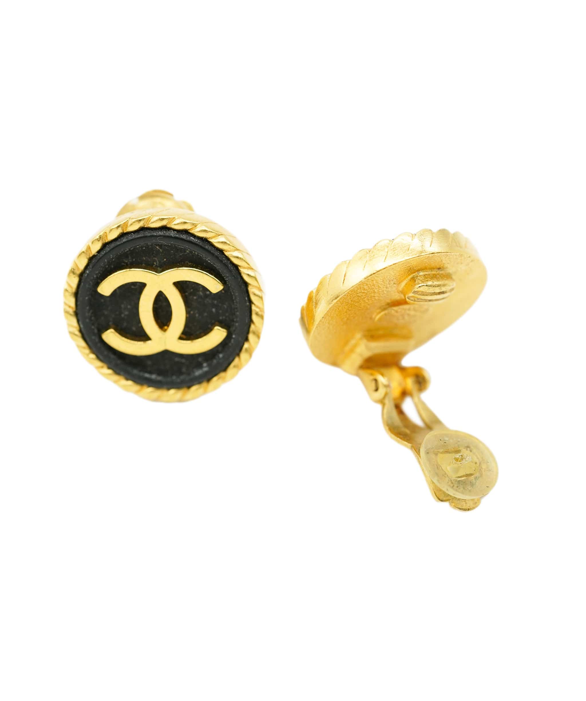 Chanel CHANEL Cocomark Round Earrings DBXS3559