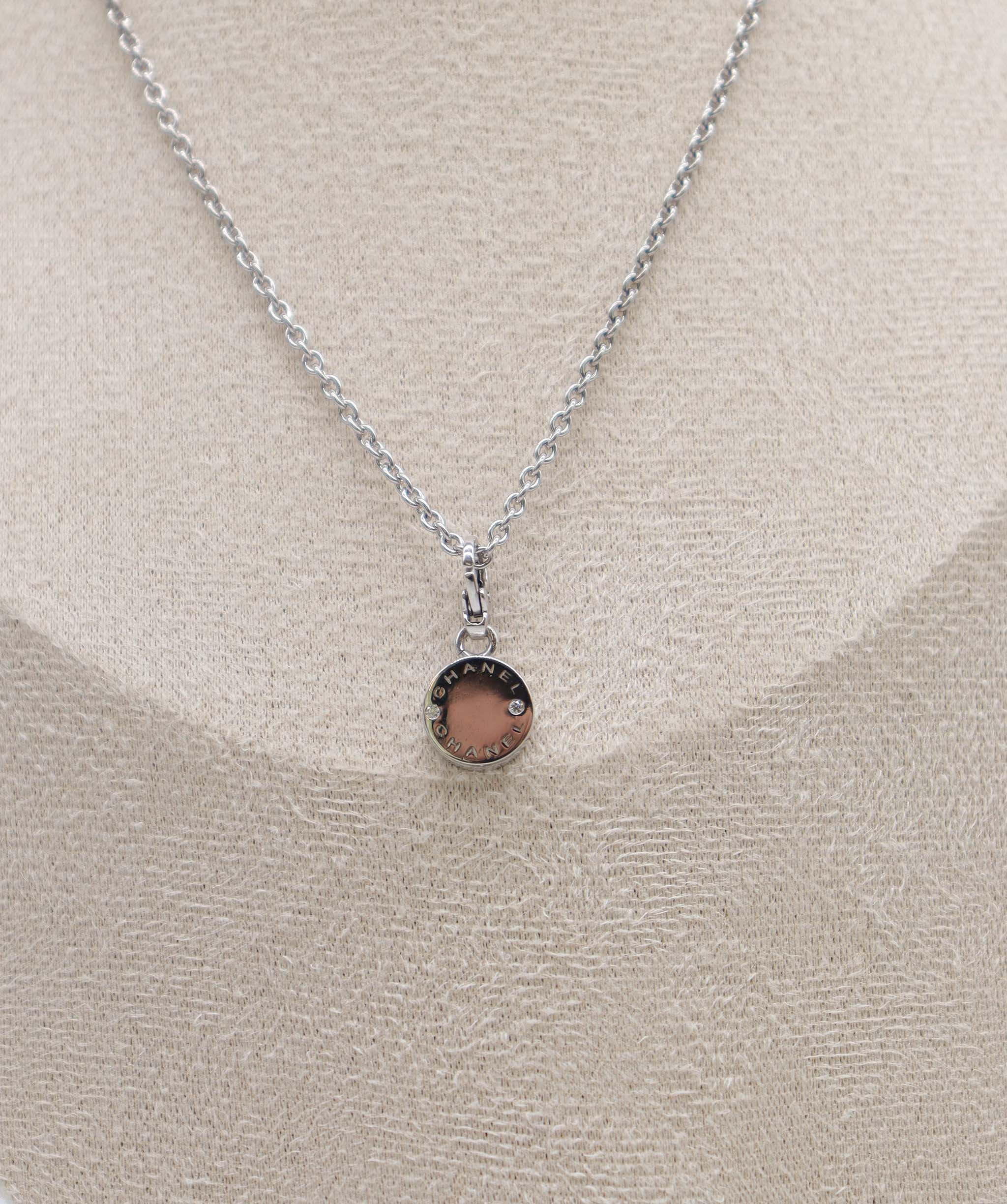 Chanel CHANEL Diamond Necklace 18K White Gold 750 90270035 DXBS3903