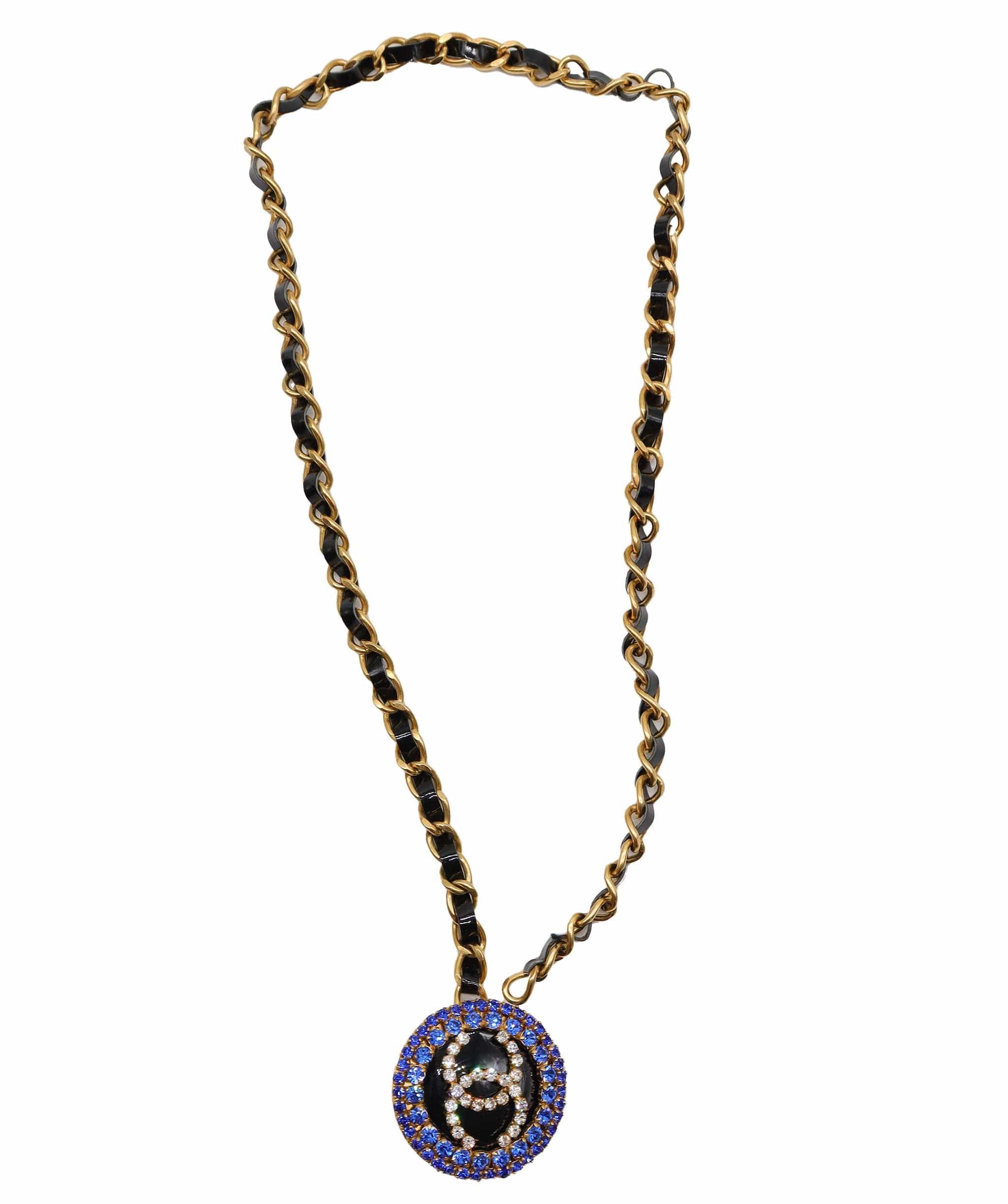 Chanel CHANEL VINTAGE BELT COCOMARK RHINESTONE ACCESSORY 95P DXBS3075