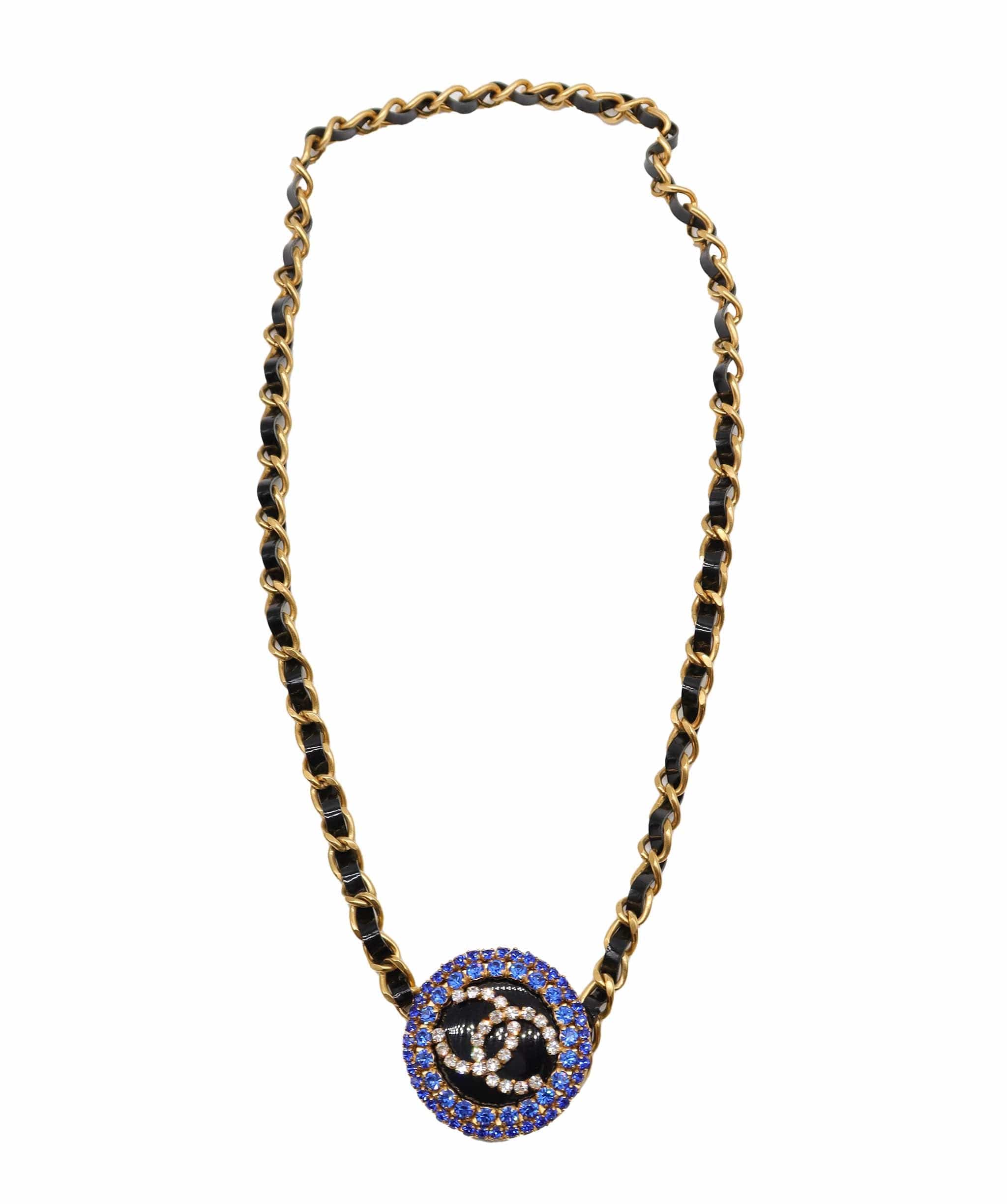 Chanel CHANEL VINTAGE BELT COCOMARK RHINESTONE ACCESSORY 95P DXBS3075