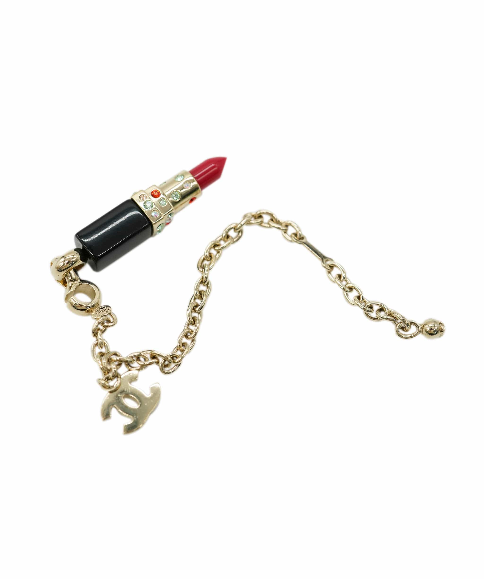 Chanel CHANEL VINTAGE HEART LIP STICK RHINESTONE ACCESSORY 04A 90261179 DBXS3605