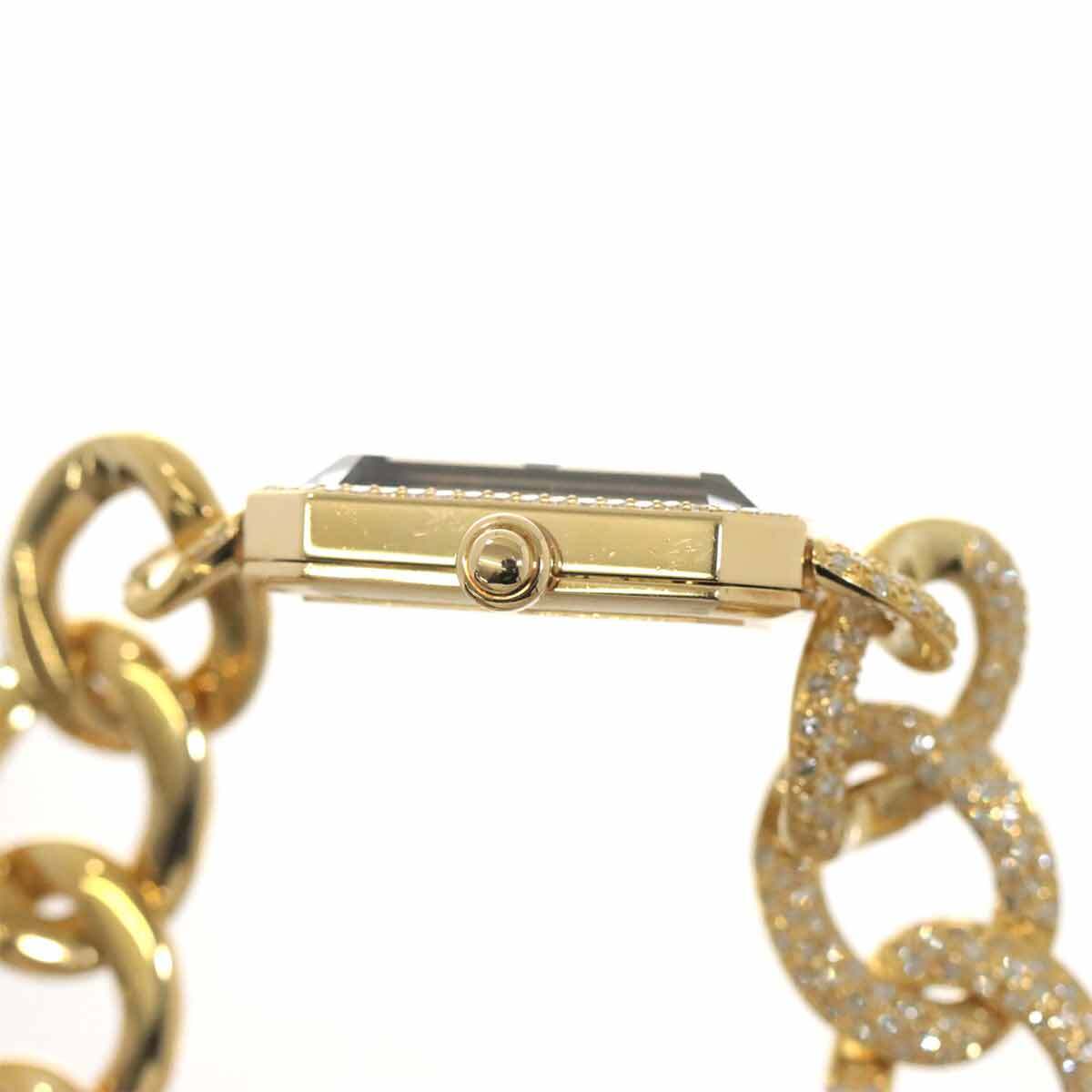CHANEL CHANEL Premiere L H0114 Bezel Diamond 750 YG Quartz Black Dial Ladies 90257505