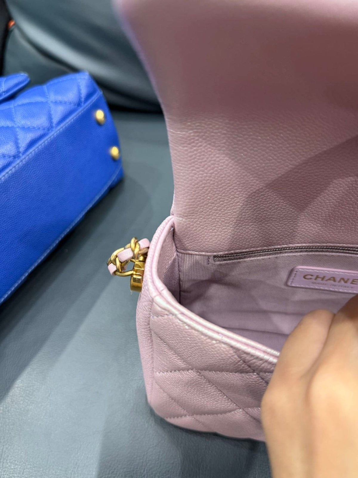 Chanel Chanel My Perfect Mini Flap - Purple / Pink Iridescent
