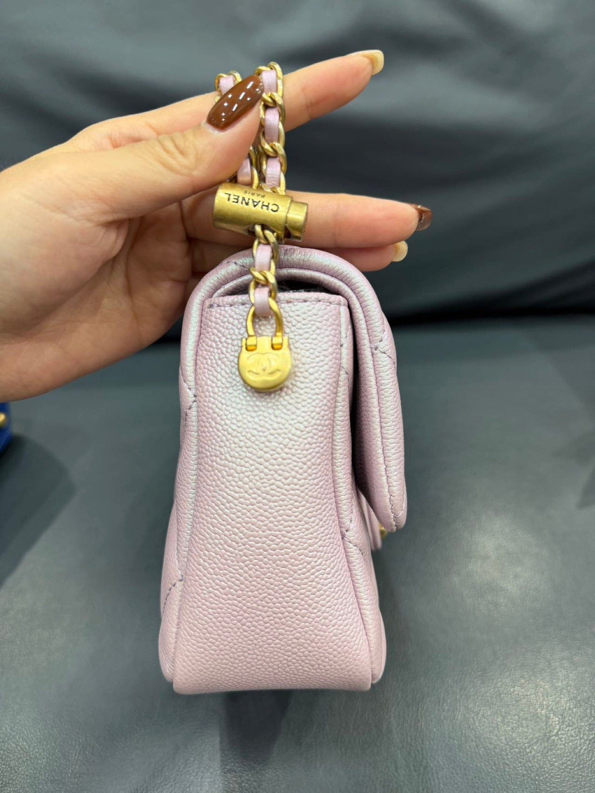 Chanel Chanel My Perfect Mini Flap - Purple / Pink Iridescent