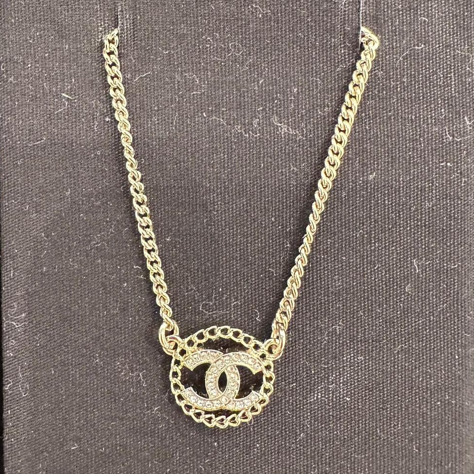 Chanel Chanel CC Diamente Gold Necklace
