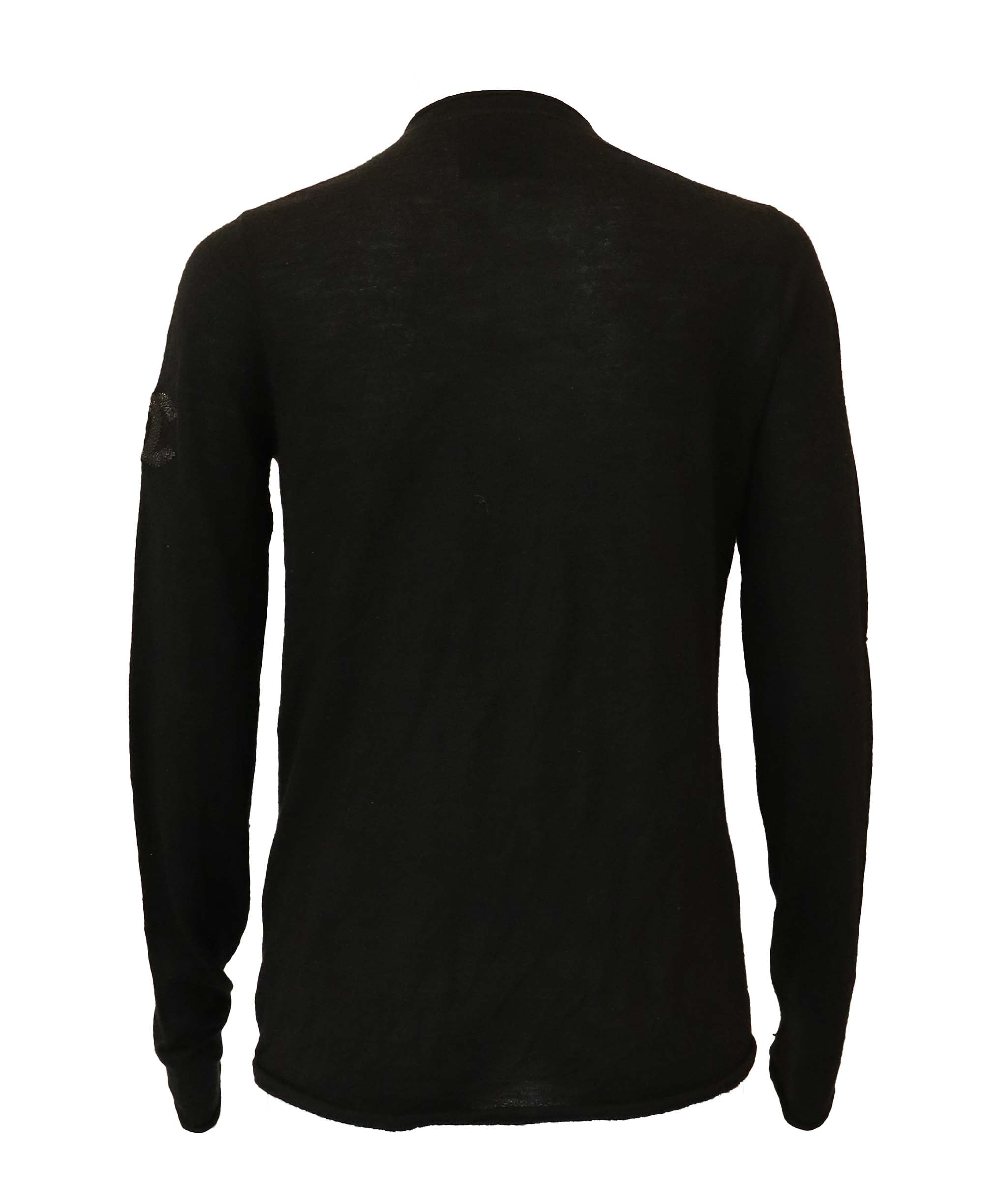 Chanel Chanel Sport Logo Cashmere Zipped Jacket Black DXBS2021