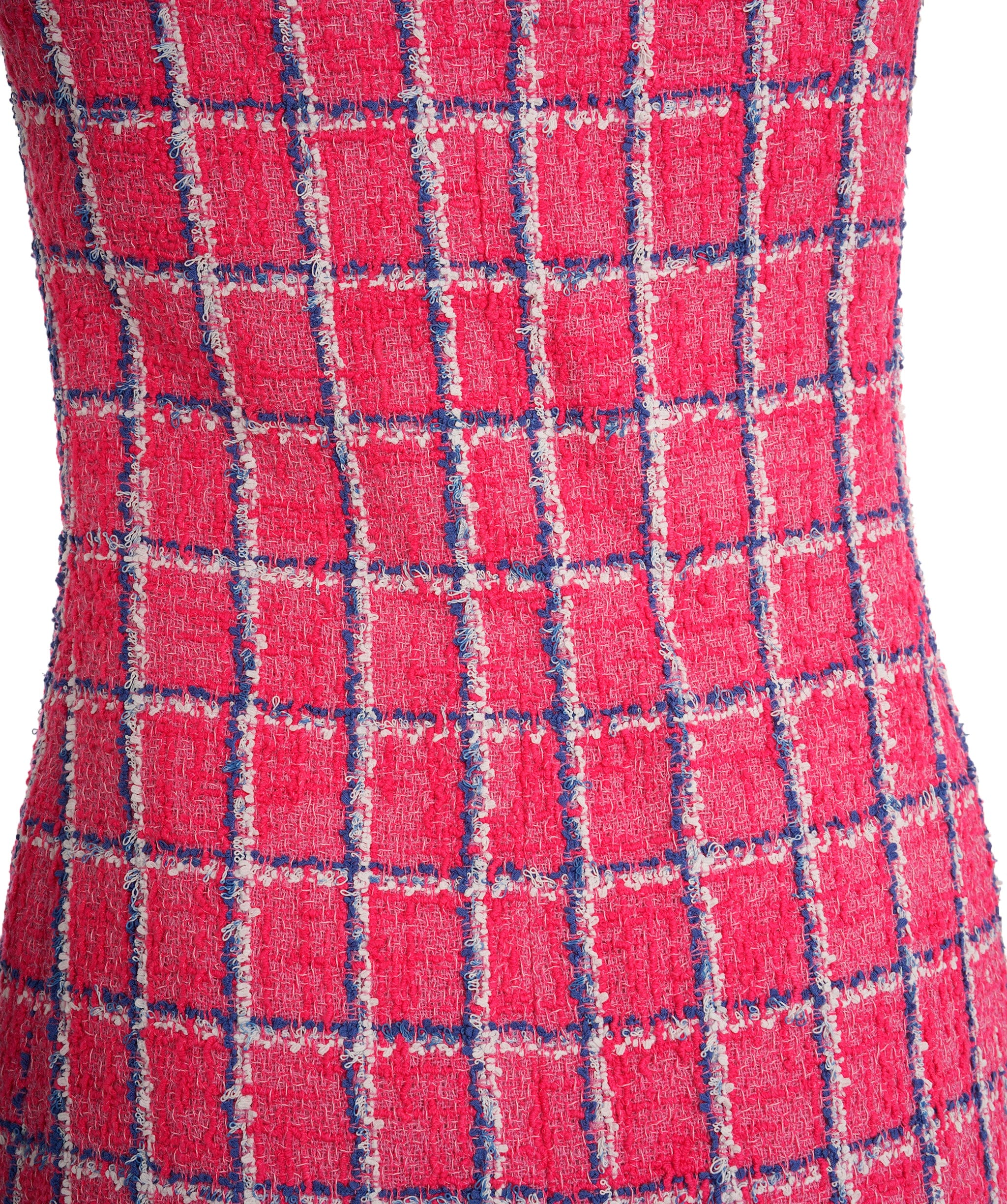 Chanel Chanel 24C Pink Tweed CC Button Down Mini Dress FR34 AGC2207