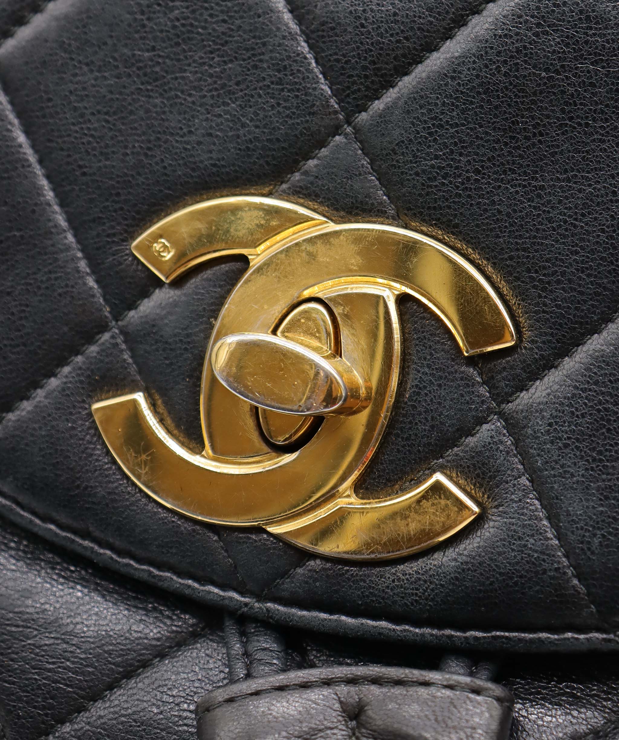 Chanel Chanel Black Lambskin Duma Backback GHW AGC3177