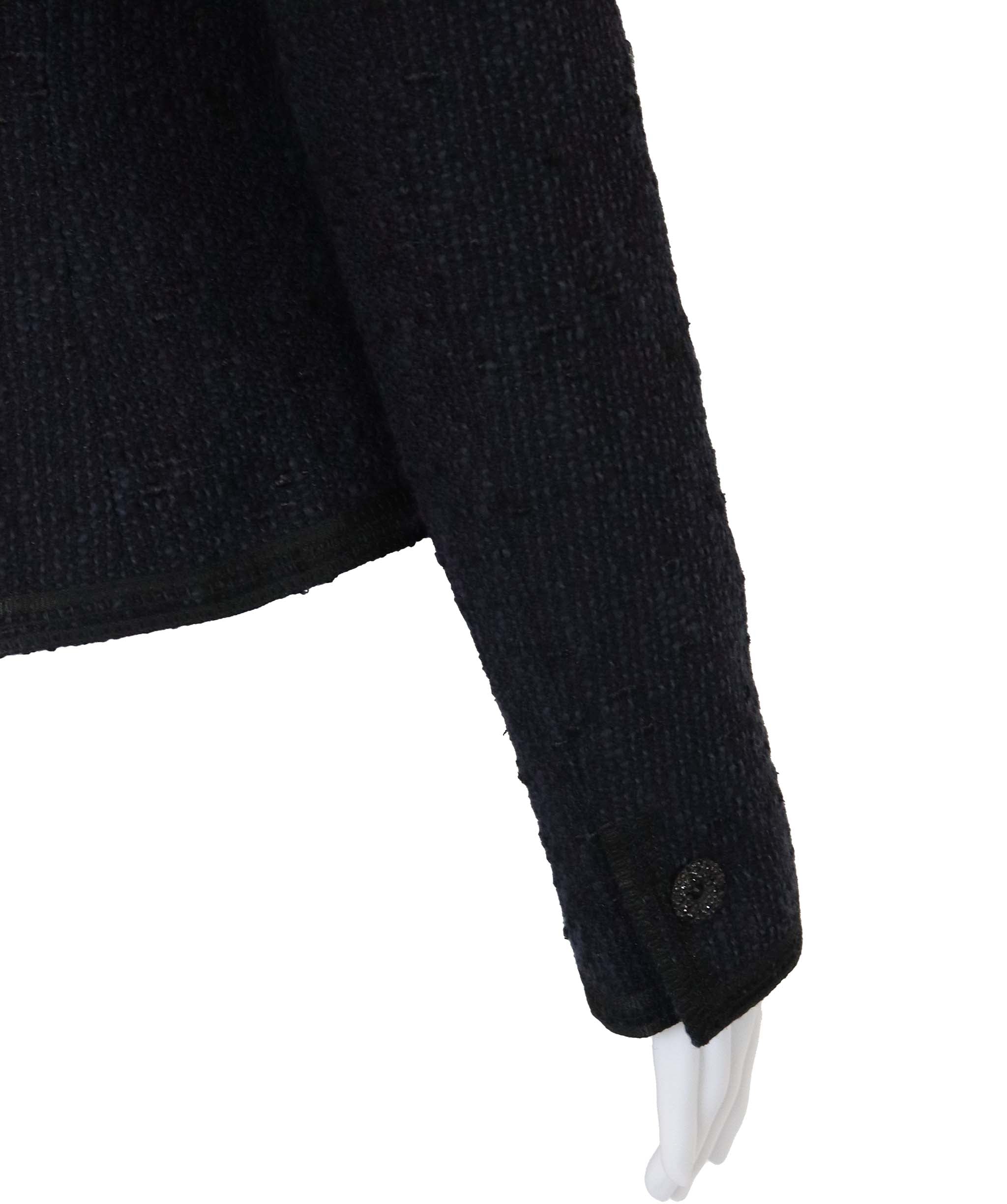 Chanel Chanel Blue tweed jacket AGC2493