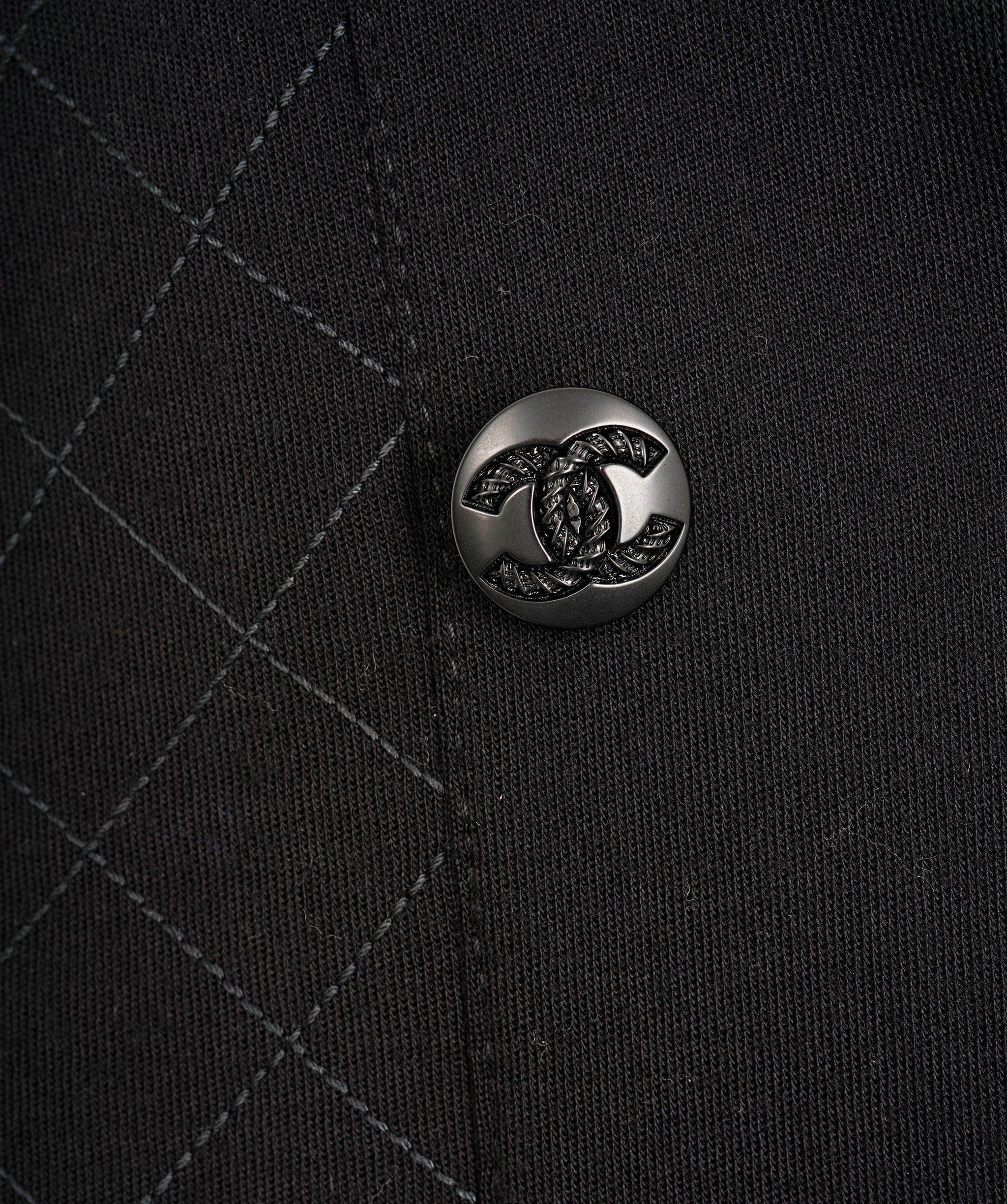 Chanel Chanel CC Black Wool Longline Trench Coat ALC2652