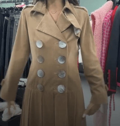 Chanel Chanel Cord Large CC Button Jacket 100233