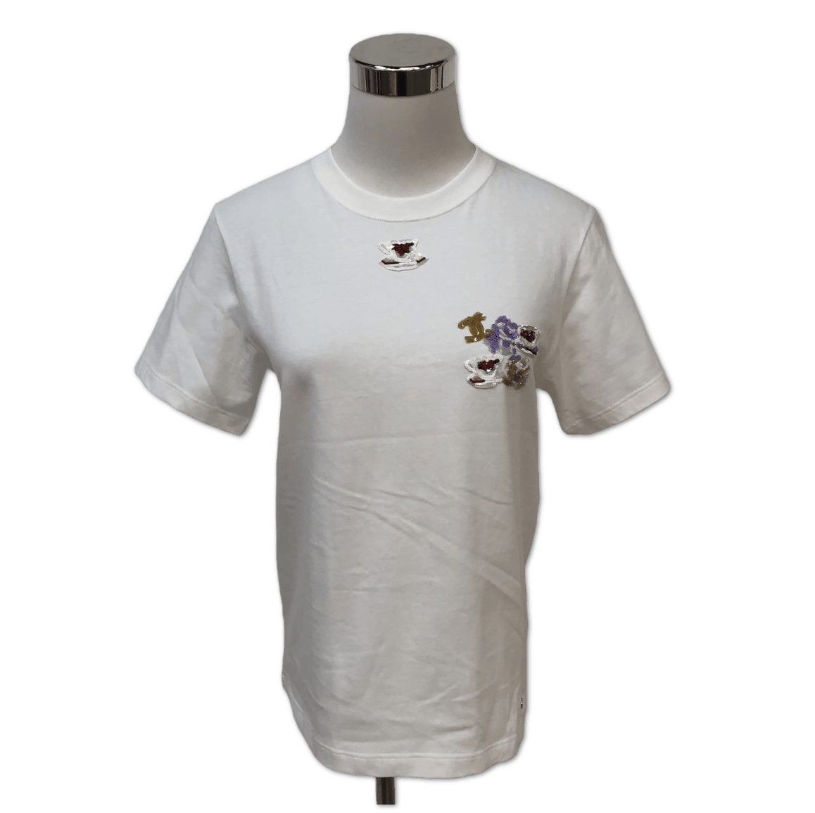 CHANEL CHANEL cotton t-shirt Size XS C18943171511