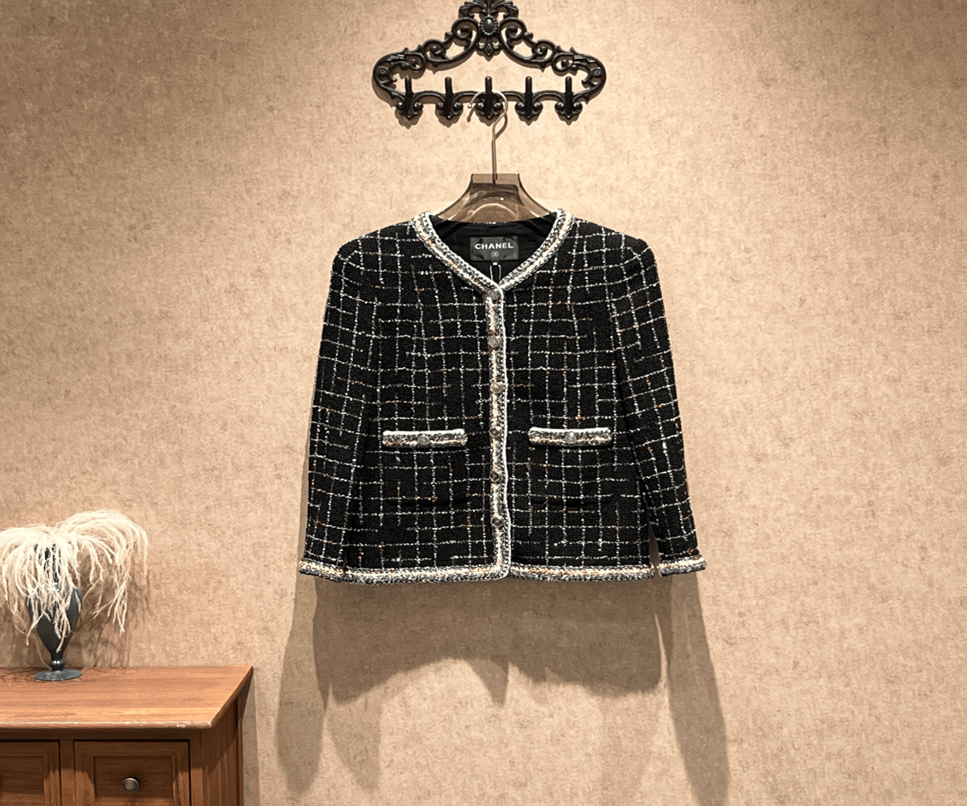 Chanel Chanel Current Collection Runway Black Robot Jacket / Size 38 / Brand New / 42058 SGC42058