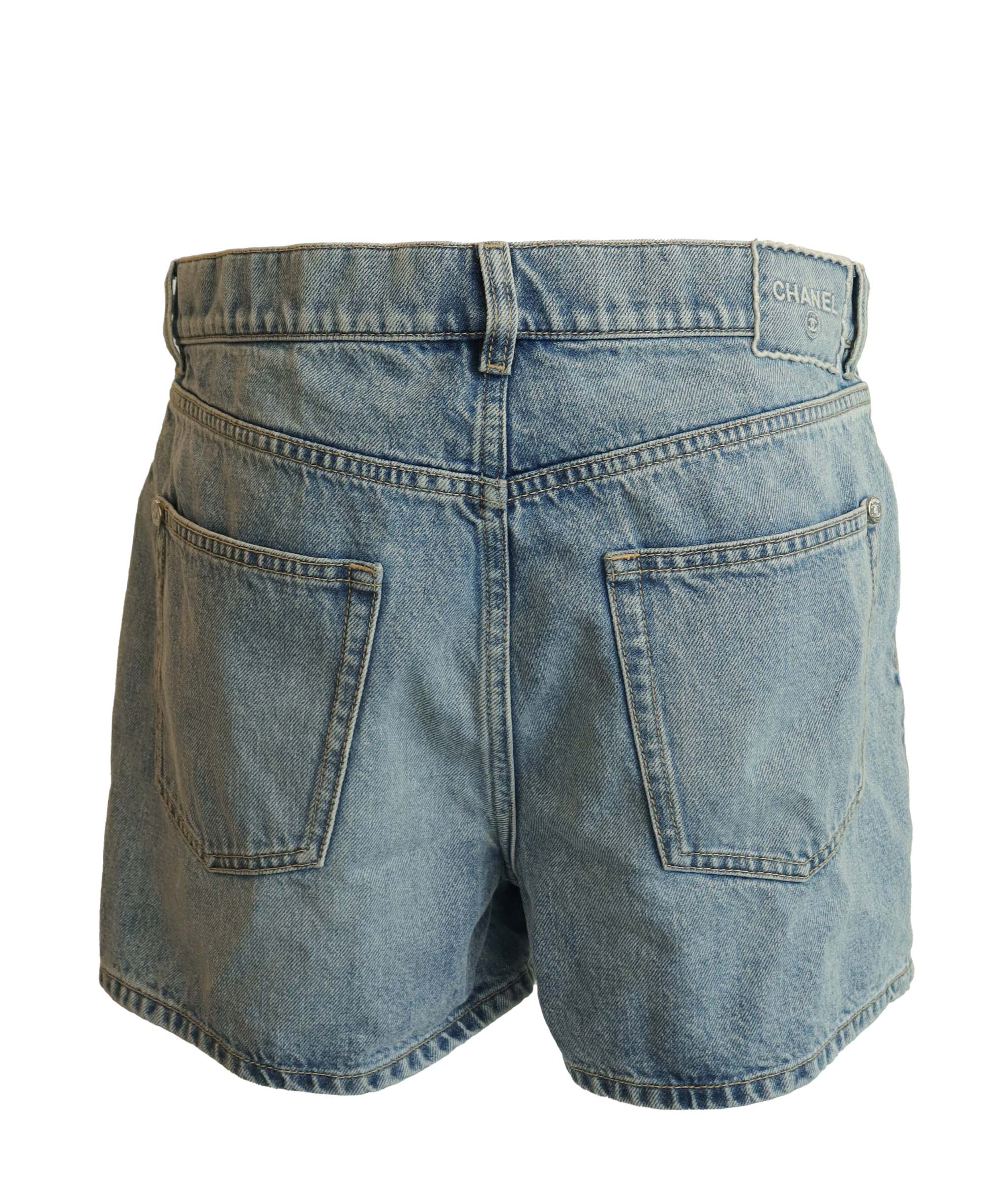 Chanel Chanel Denim Coco Beach Shorts Sz 40 NWT UKC1186