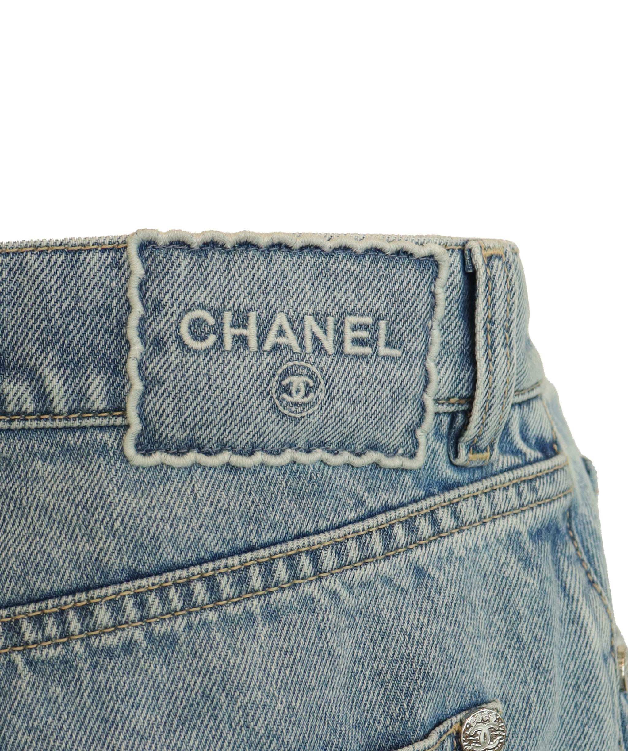 Chanel Chanel Denim Coco Beach Shorts Sz 40 NWT UKC1186