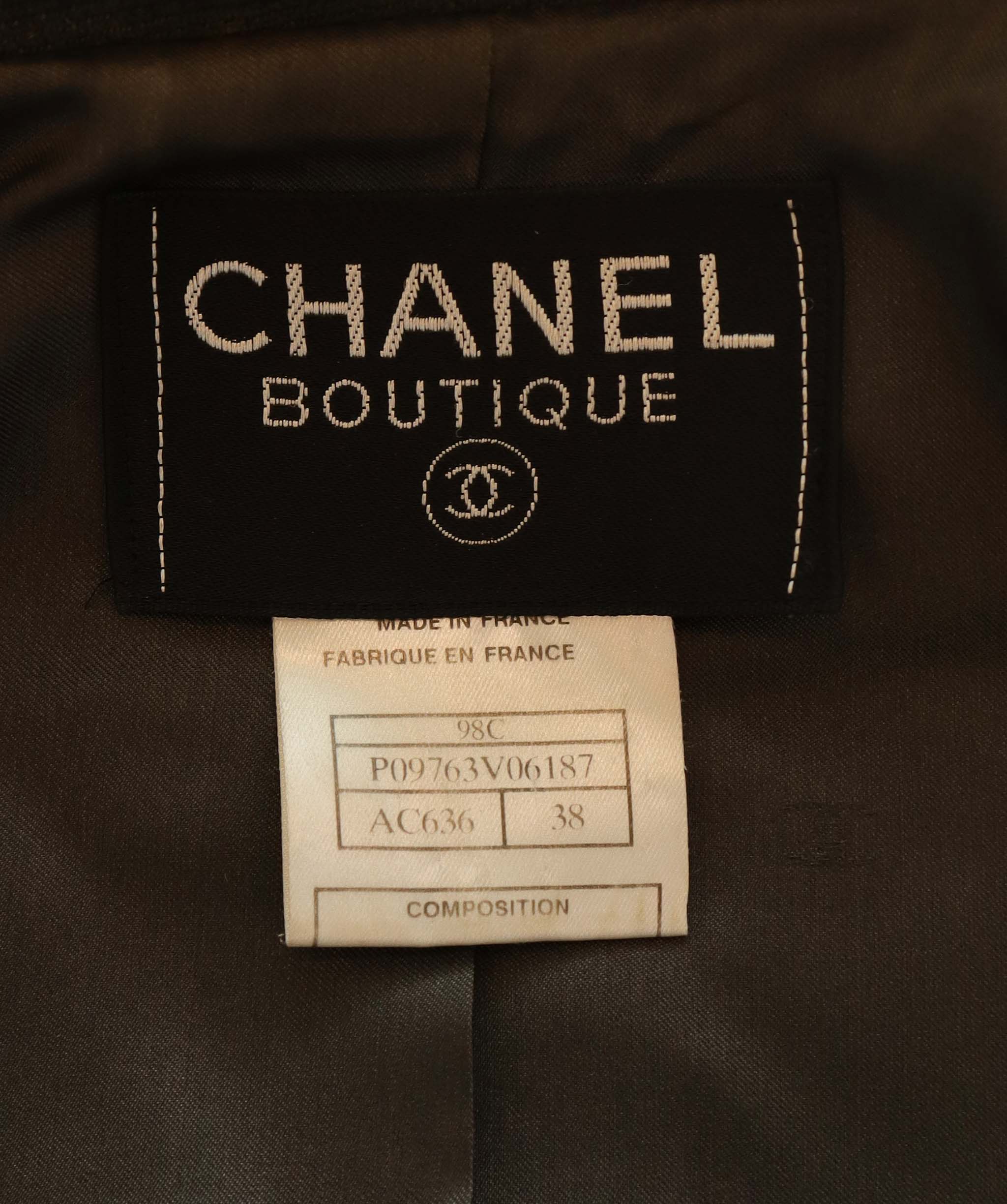 Chanel CHANEL LINEN JACKET GREY DXBK0285