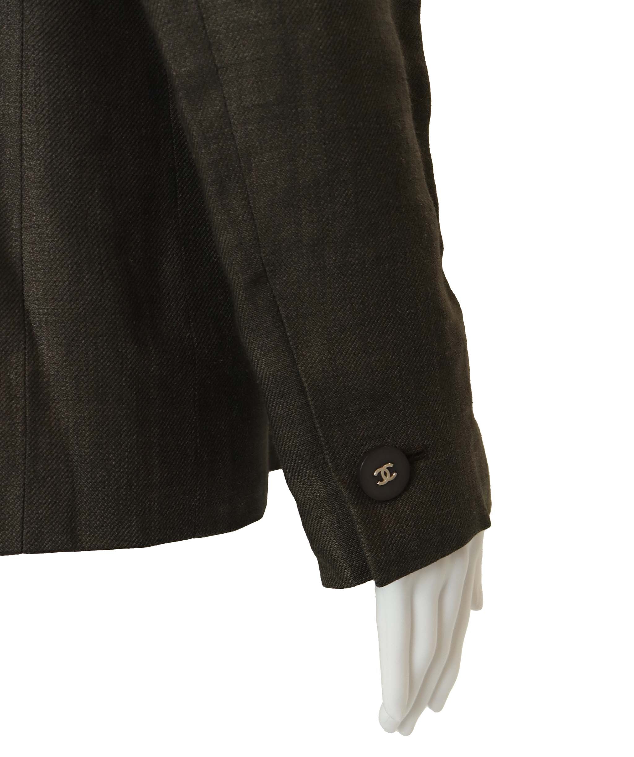 Chanel CHANEL LINEN JACKET GREY DXBK0285