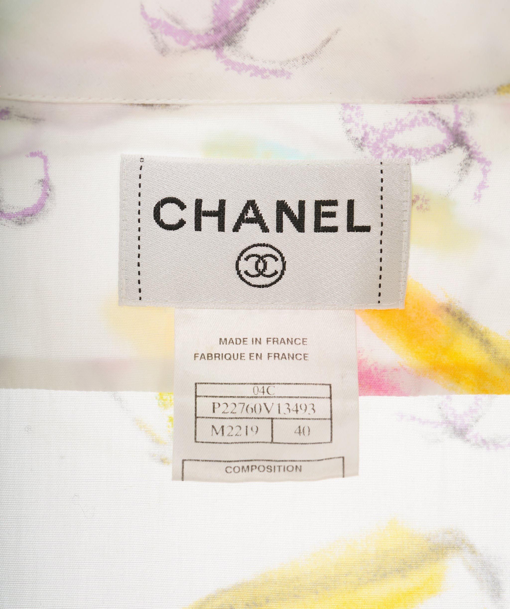 Chanel Chanel printed icecream vintage shirt AVC2041