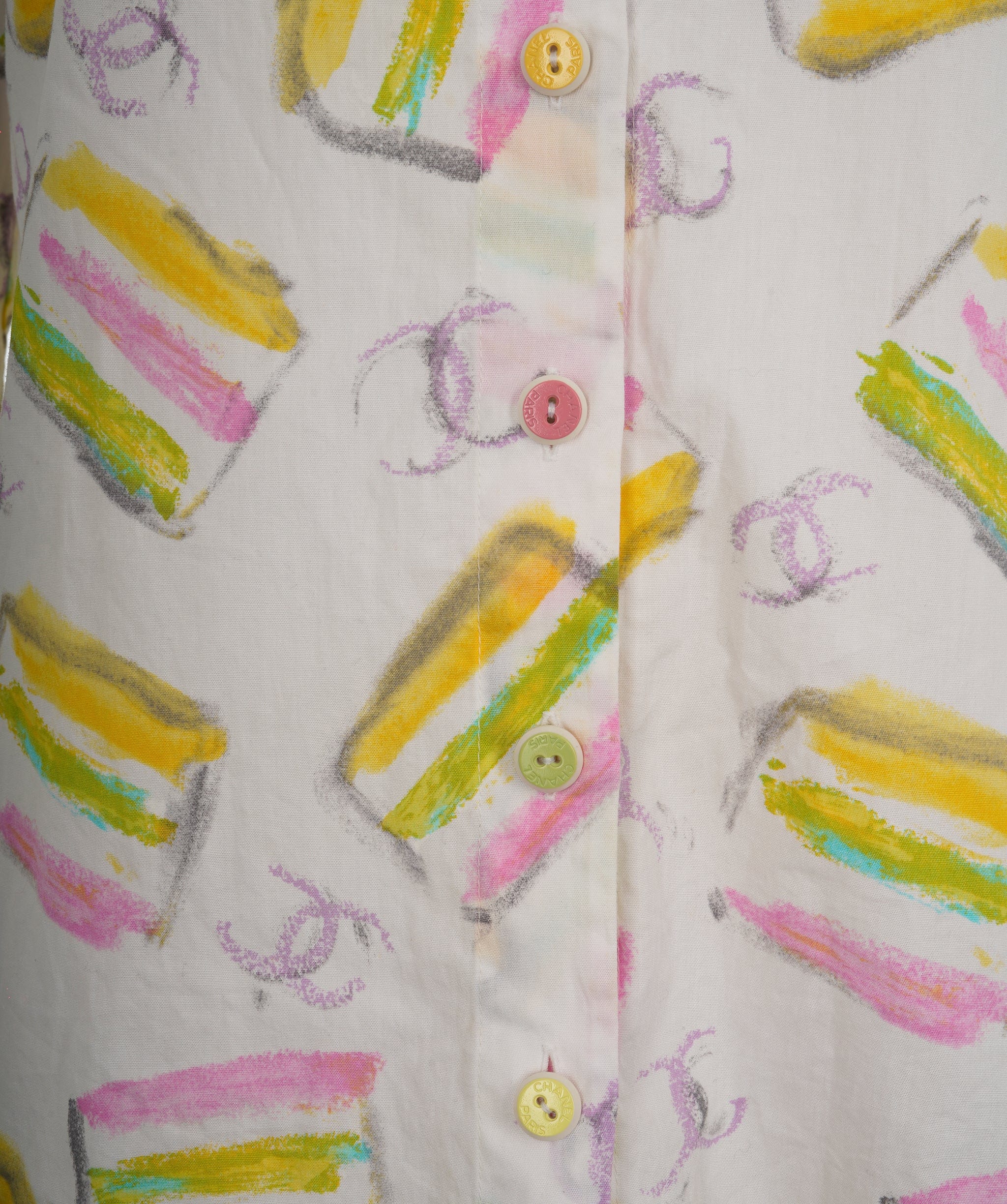 Chanel Chanel printed icecream vintage shirt AVC2041