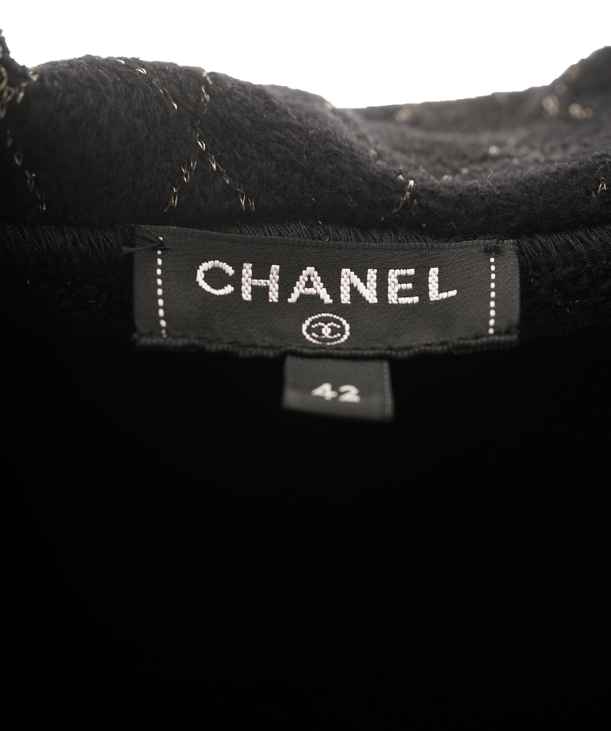 Chanel Chanel Quilted No 5 Black Zip Jacket ALC2650