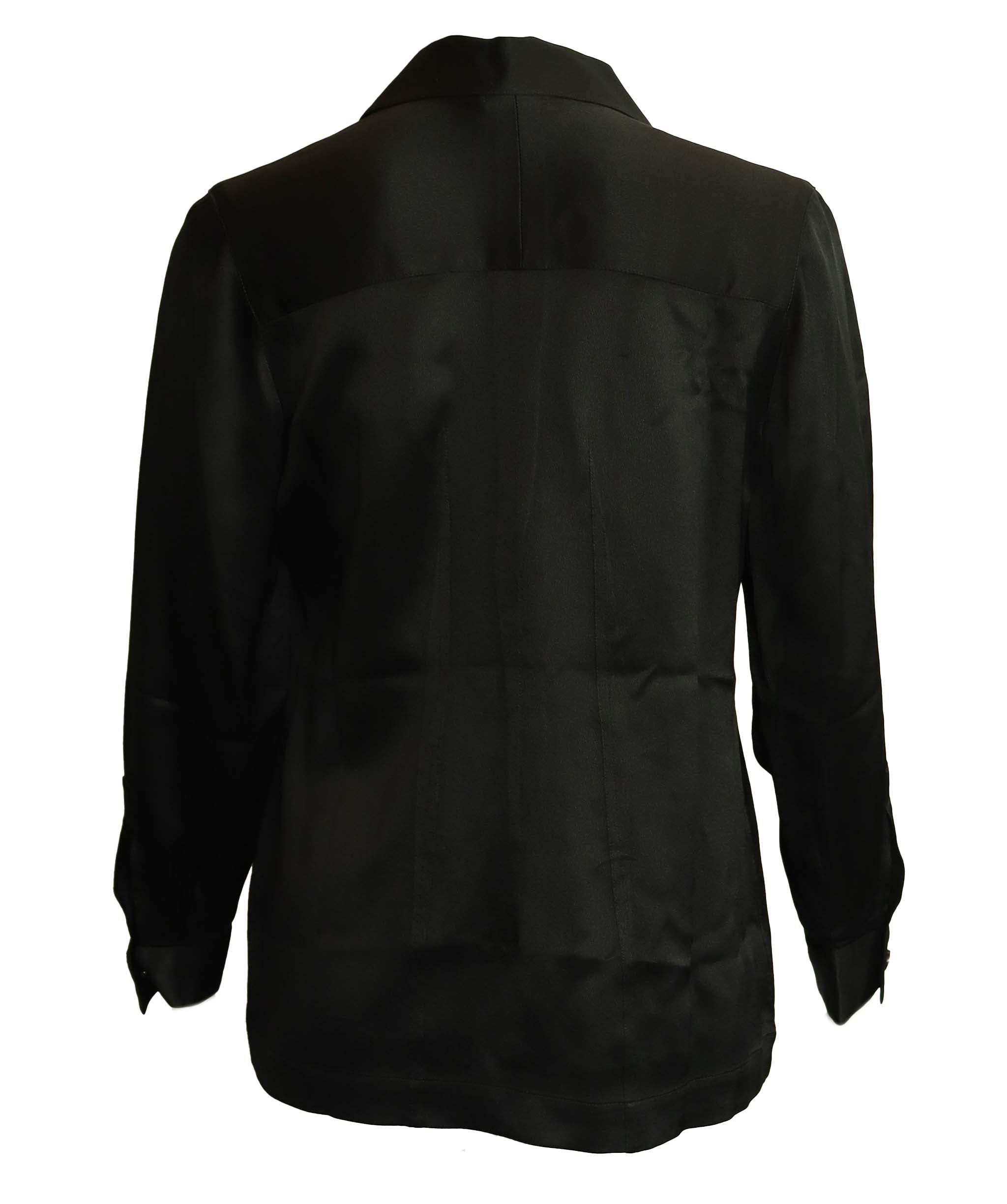 Chanel Chanel Silk Shirt Blouse Black