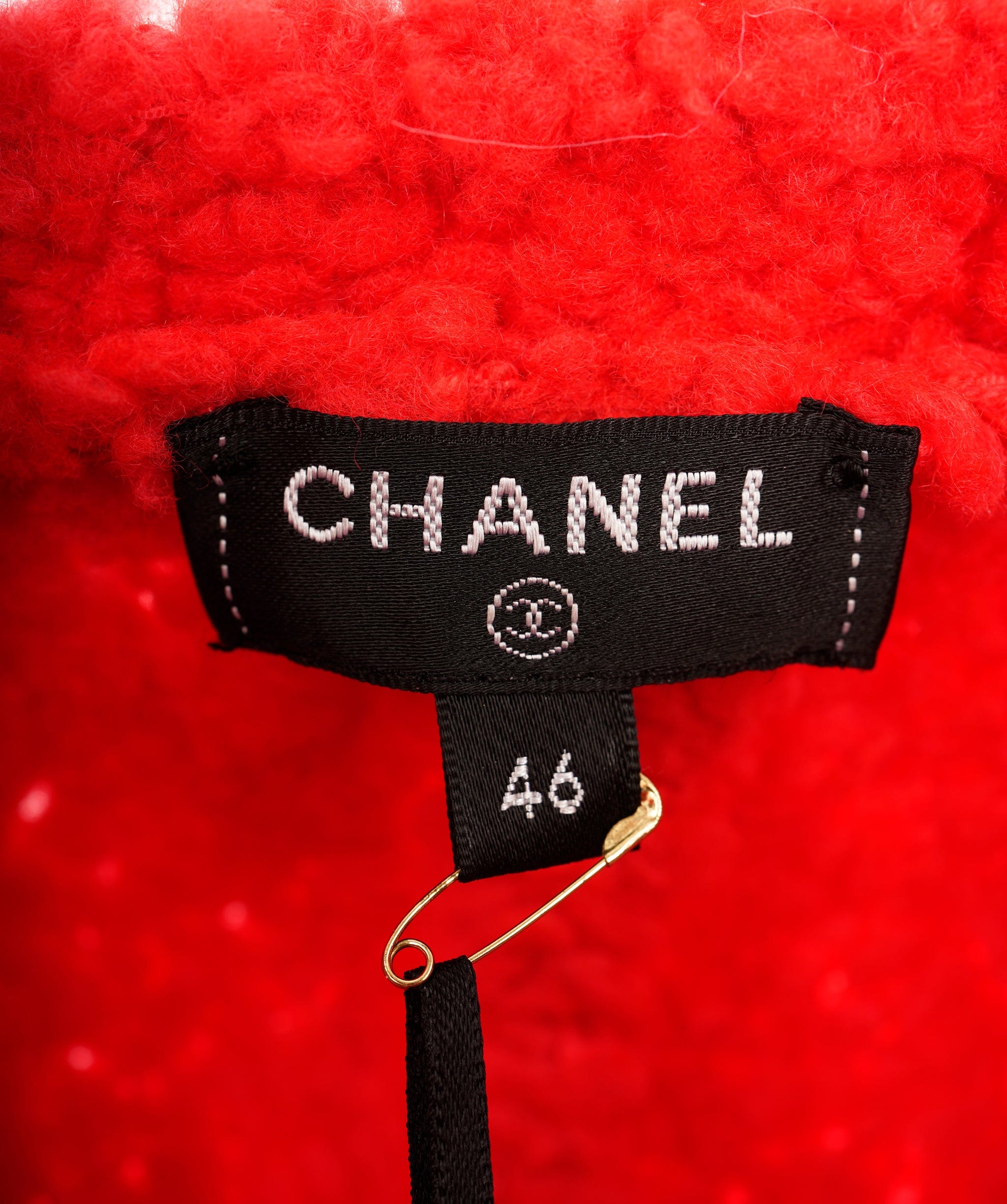 Chanel Chanel Super Rare Red CC Sweater ALC1755