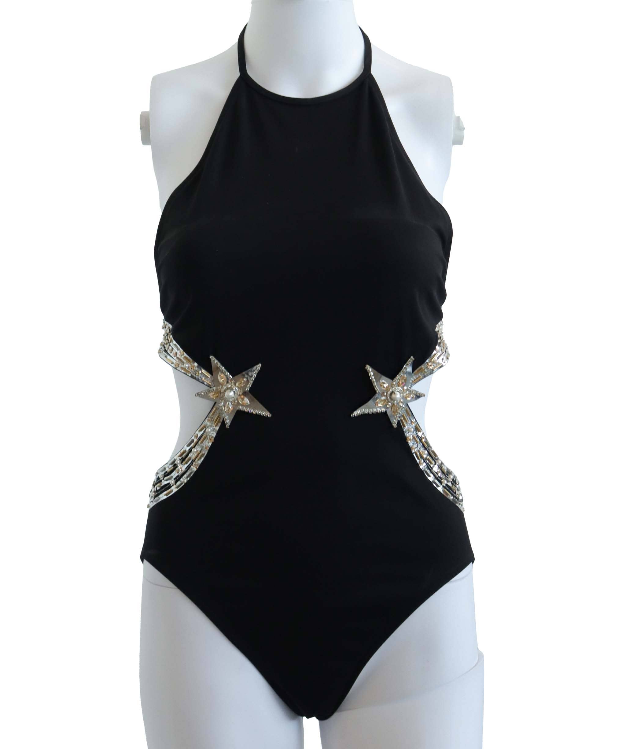 Chanel CHANEL SWIMWEAR BLACK SIZE 38 ASC7280