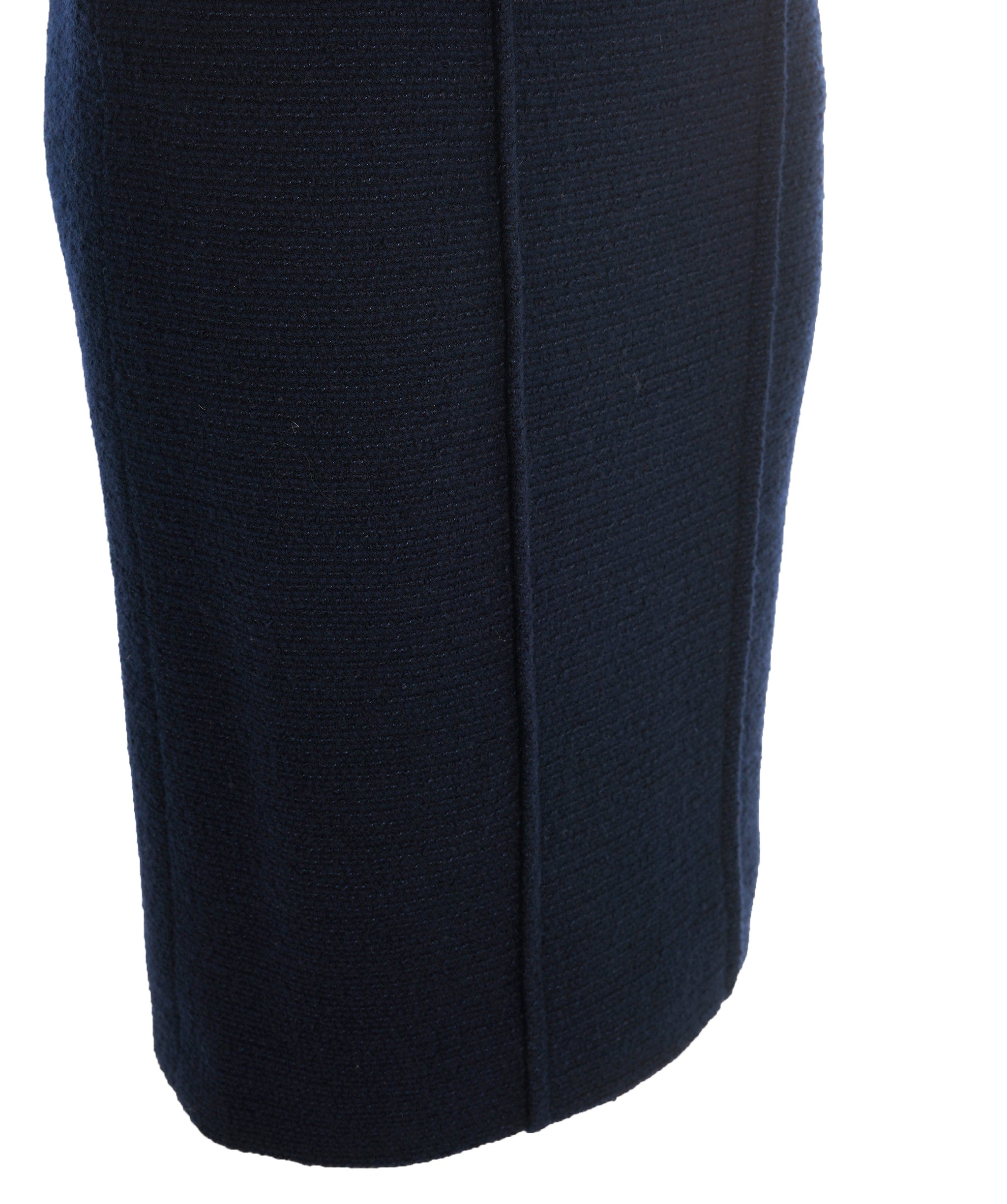 Chanel Chanel Vintage Navy Tweed Pencil Skirt AKL0076