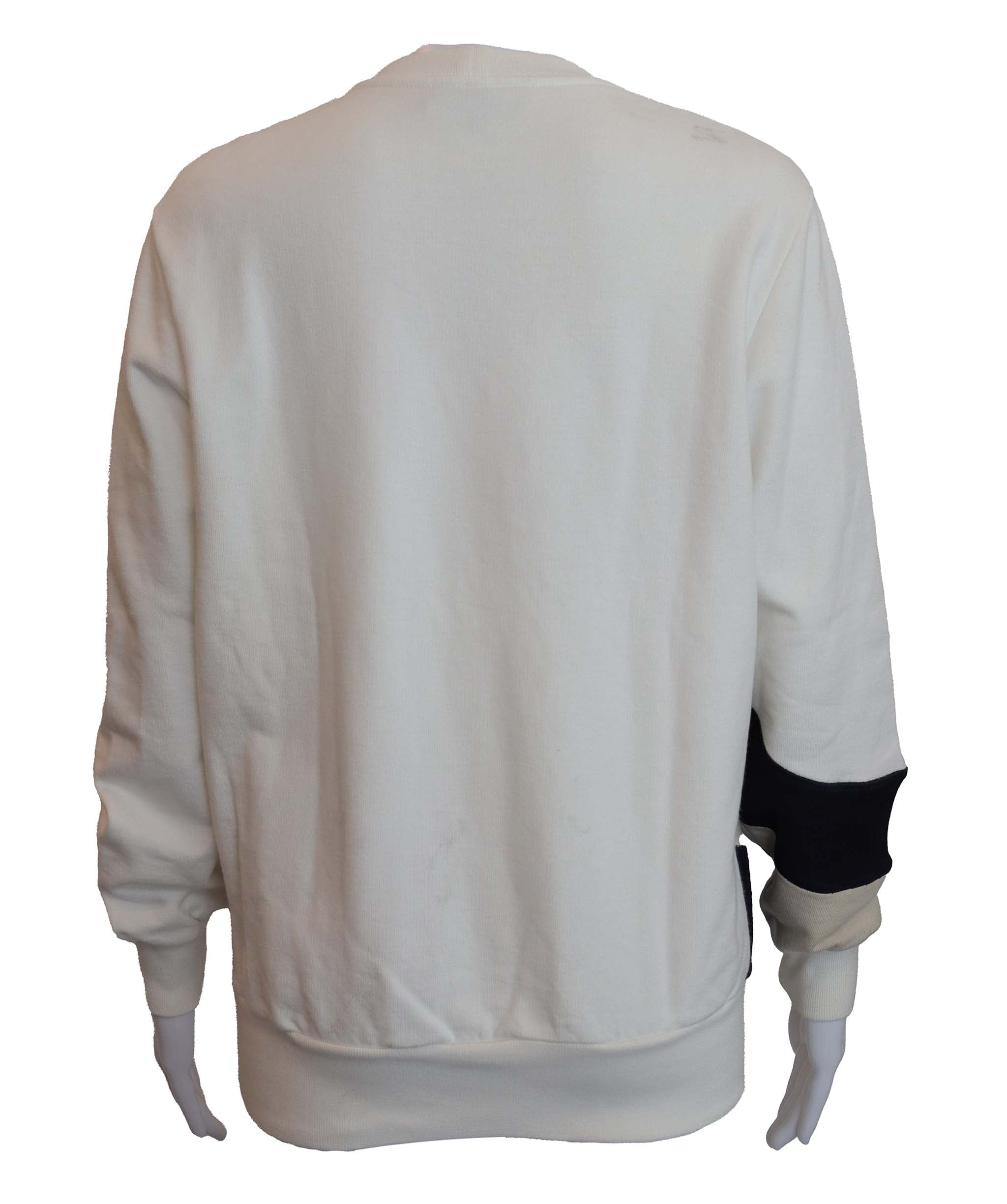 Chanel Chanel White/Black Logo Crewneck Sweatshirt