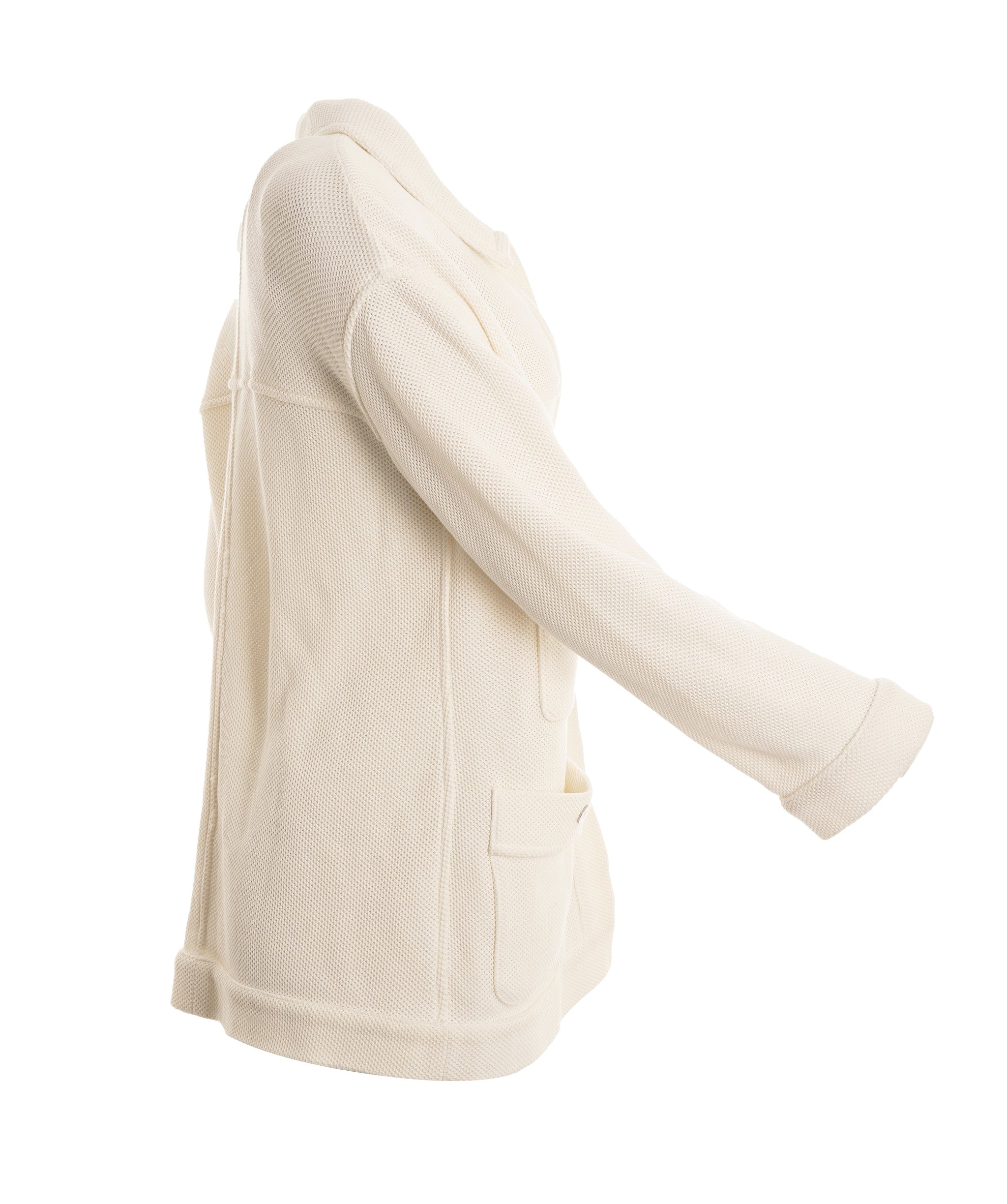Chanel Chanel White Double Pocket Blazer ALC2991