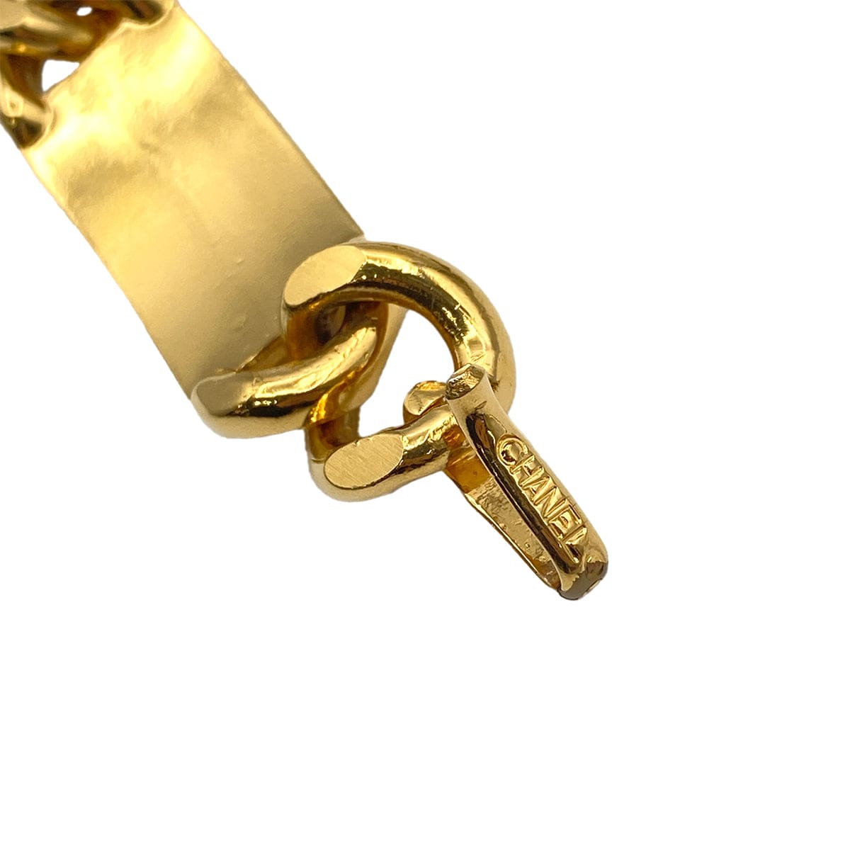 Chanel Reserved LK CHANEL VINTAGE CHAIN BELT LEATHER COCOMARK ACCESSORY 90269693