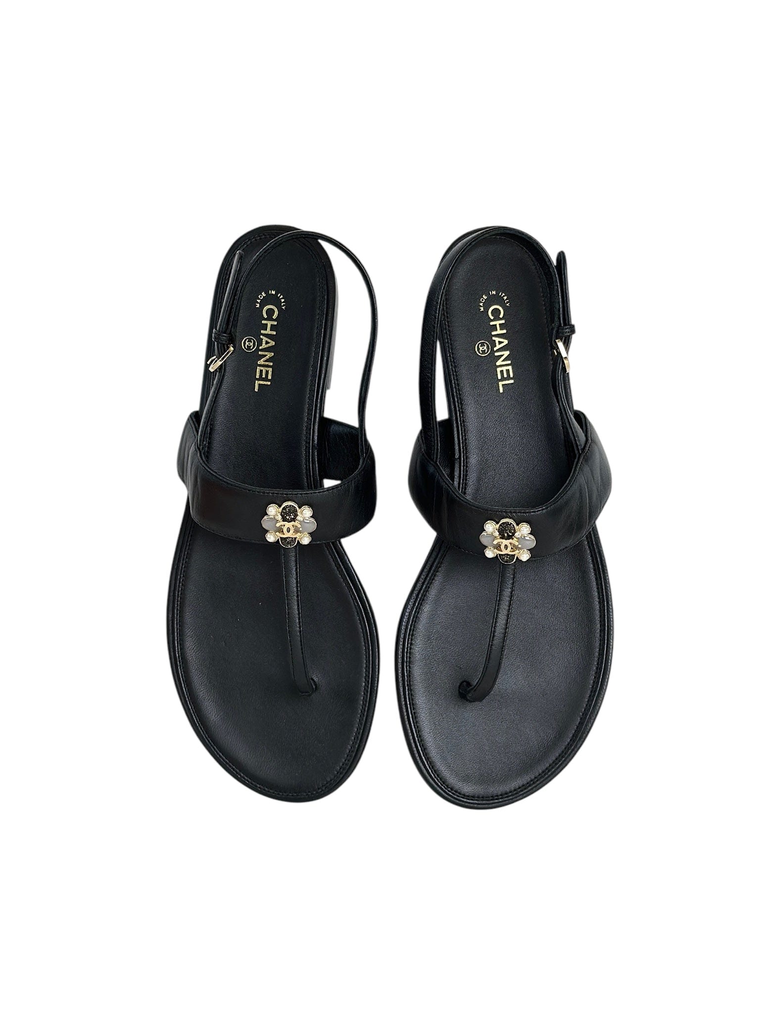 Chanel Chanel Shoes Sandal Black - Size 40