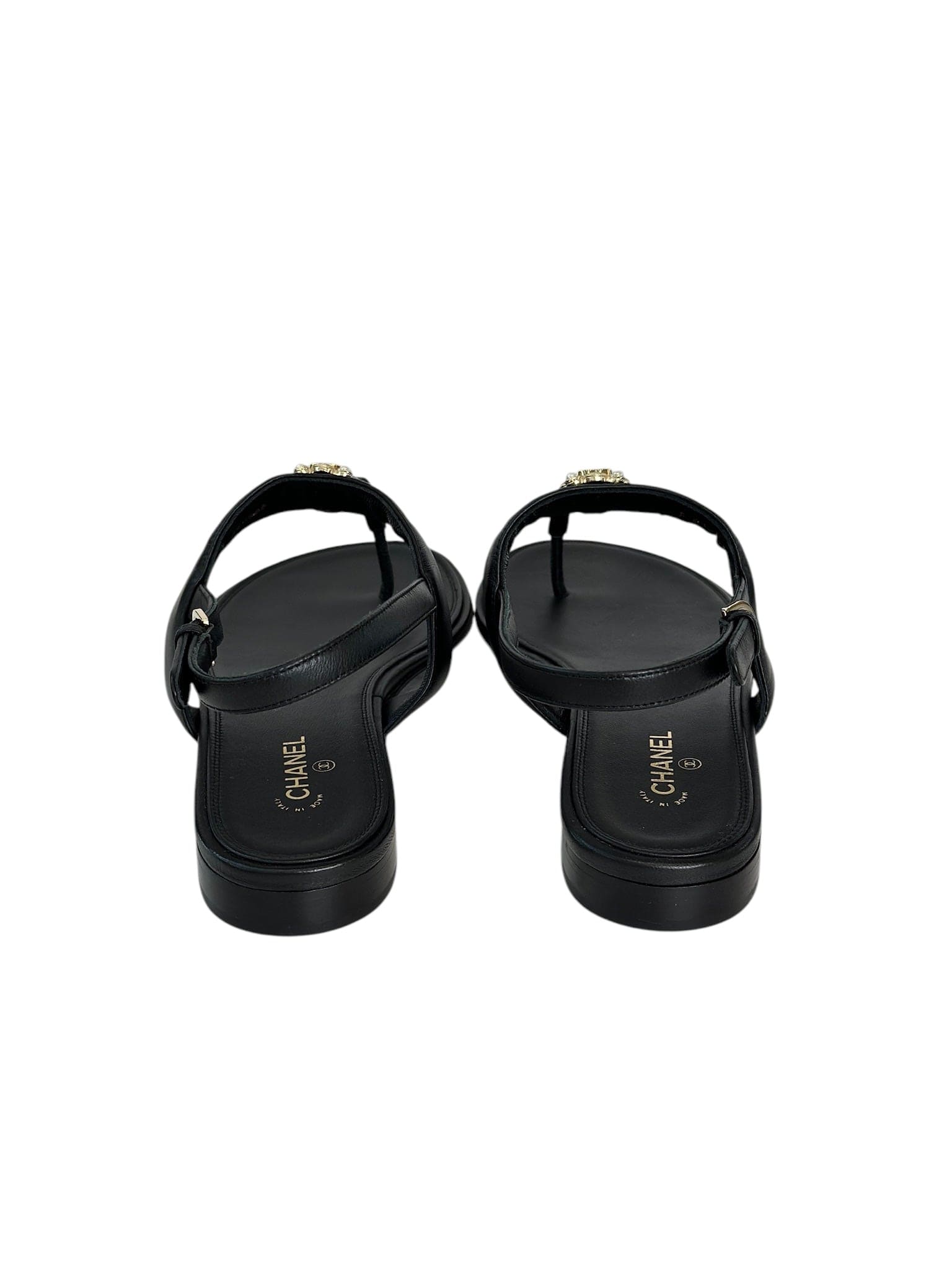 Chanel Chanel Shoes Sandal Black - Size 40