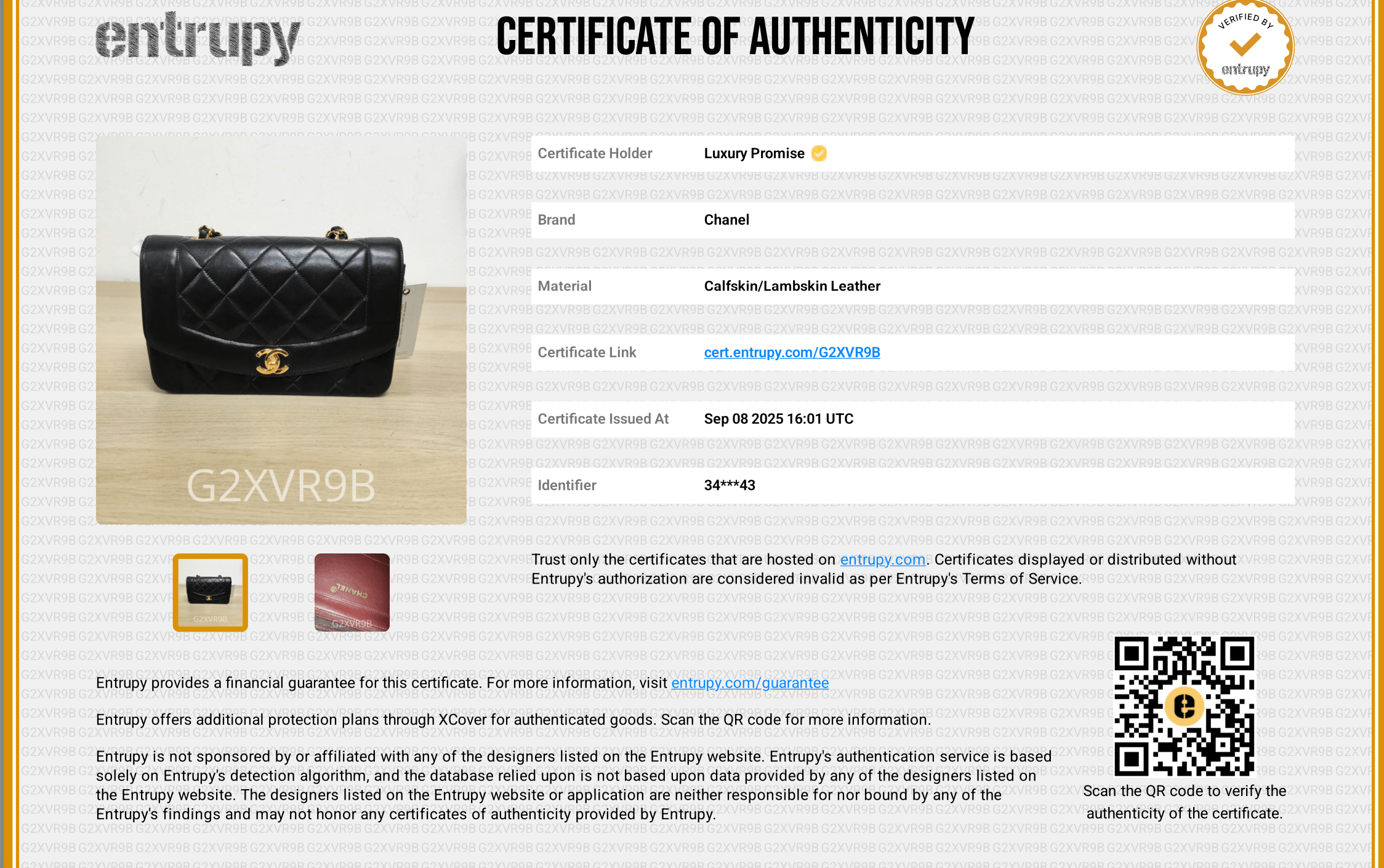 Chanel CHANEL VINTAGE DIANA SMALL CHAIN SHOULDER BAG BLACK LAMB SKIN 90245045