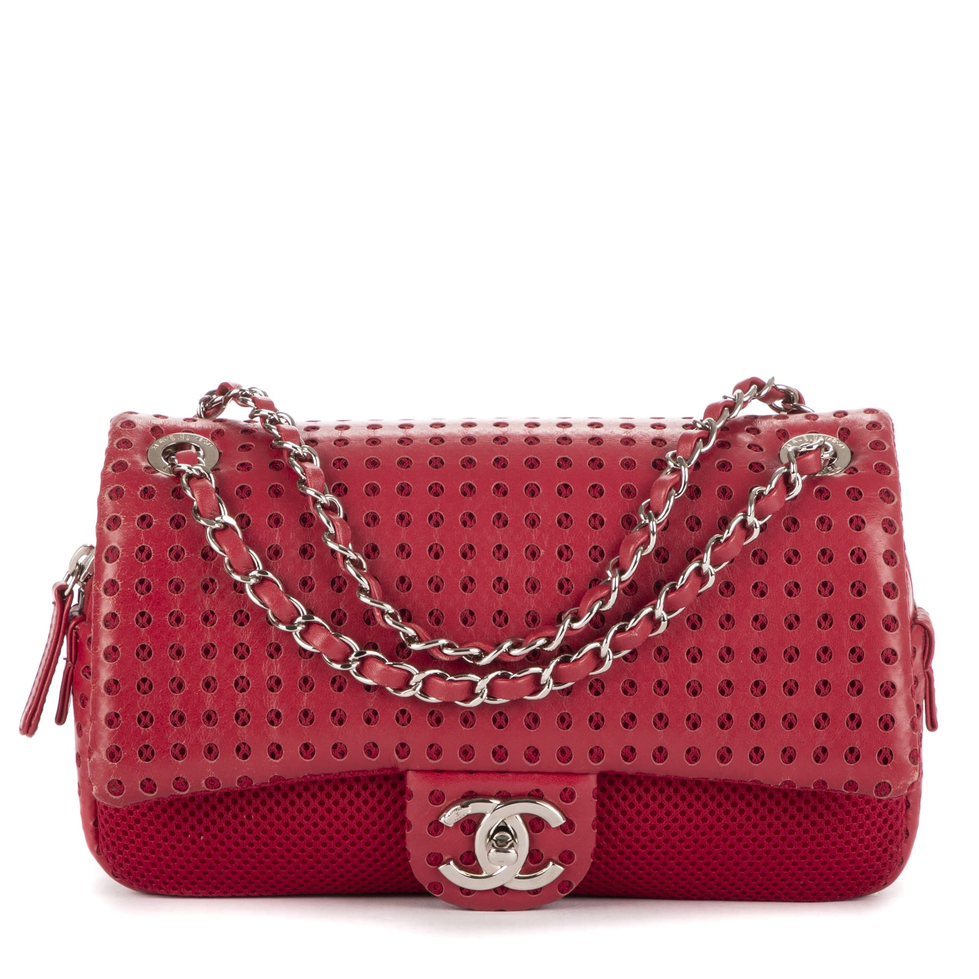 Chanel Chanel Red Calf Leather Easy Flap OAG7283