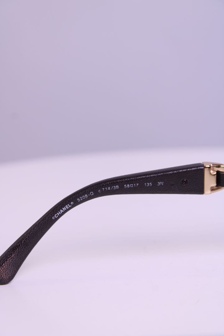 Chanel Chanel Chain Sunglasses Brown