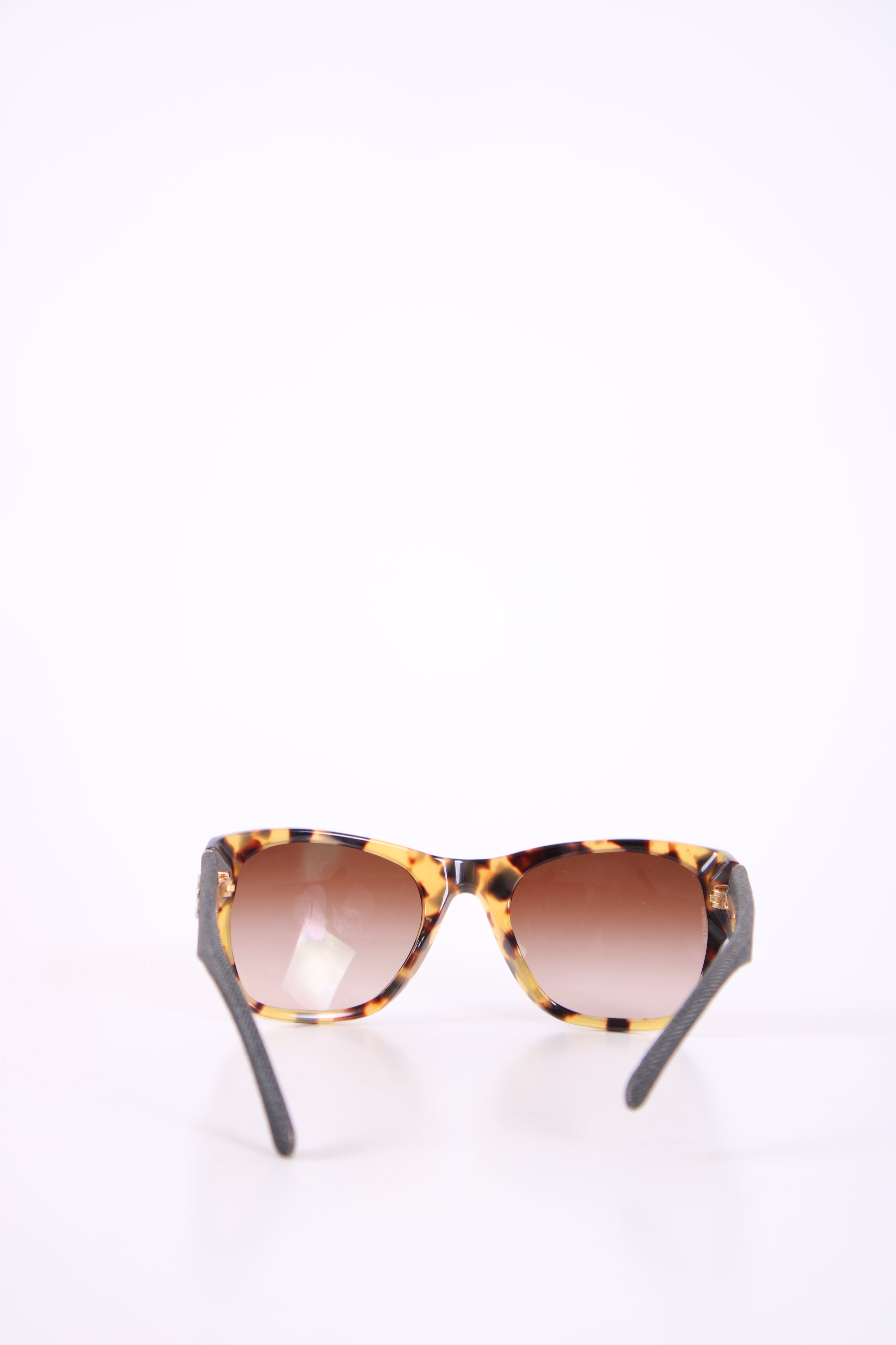 Chanel Chanel Denim Arm Sunglasses Tortoiseshell