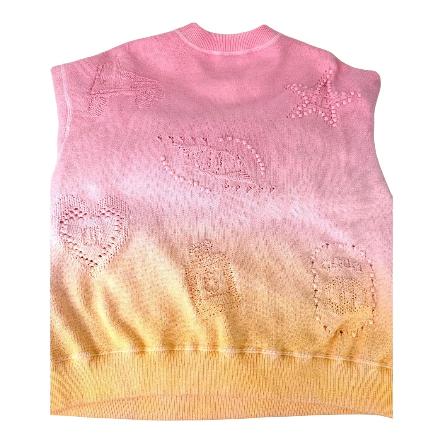 Chanel Chanel 23A Pink Cotton Pullover #36