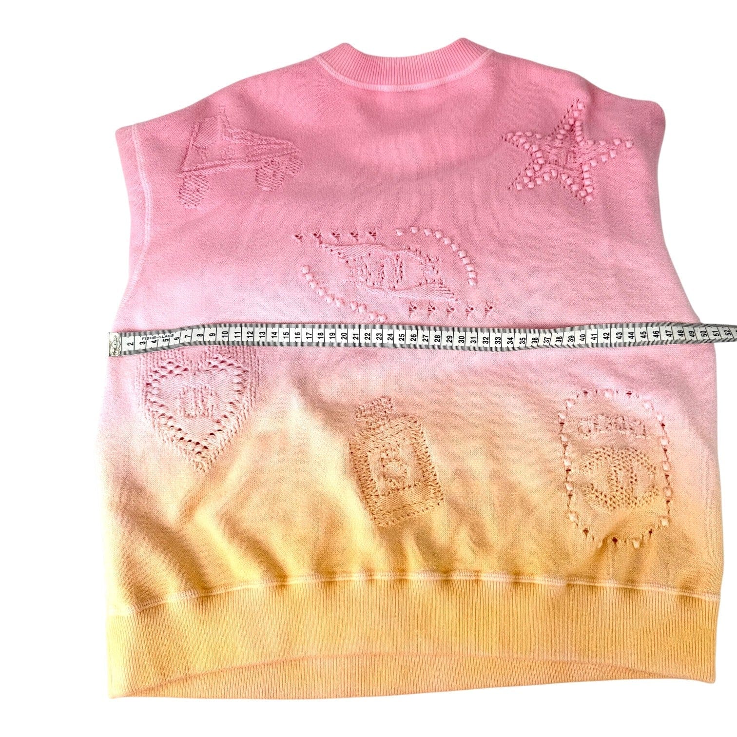 Chanel Chanel 23A Pink Cotton Pullover #36